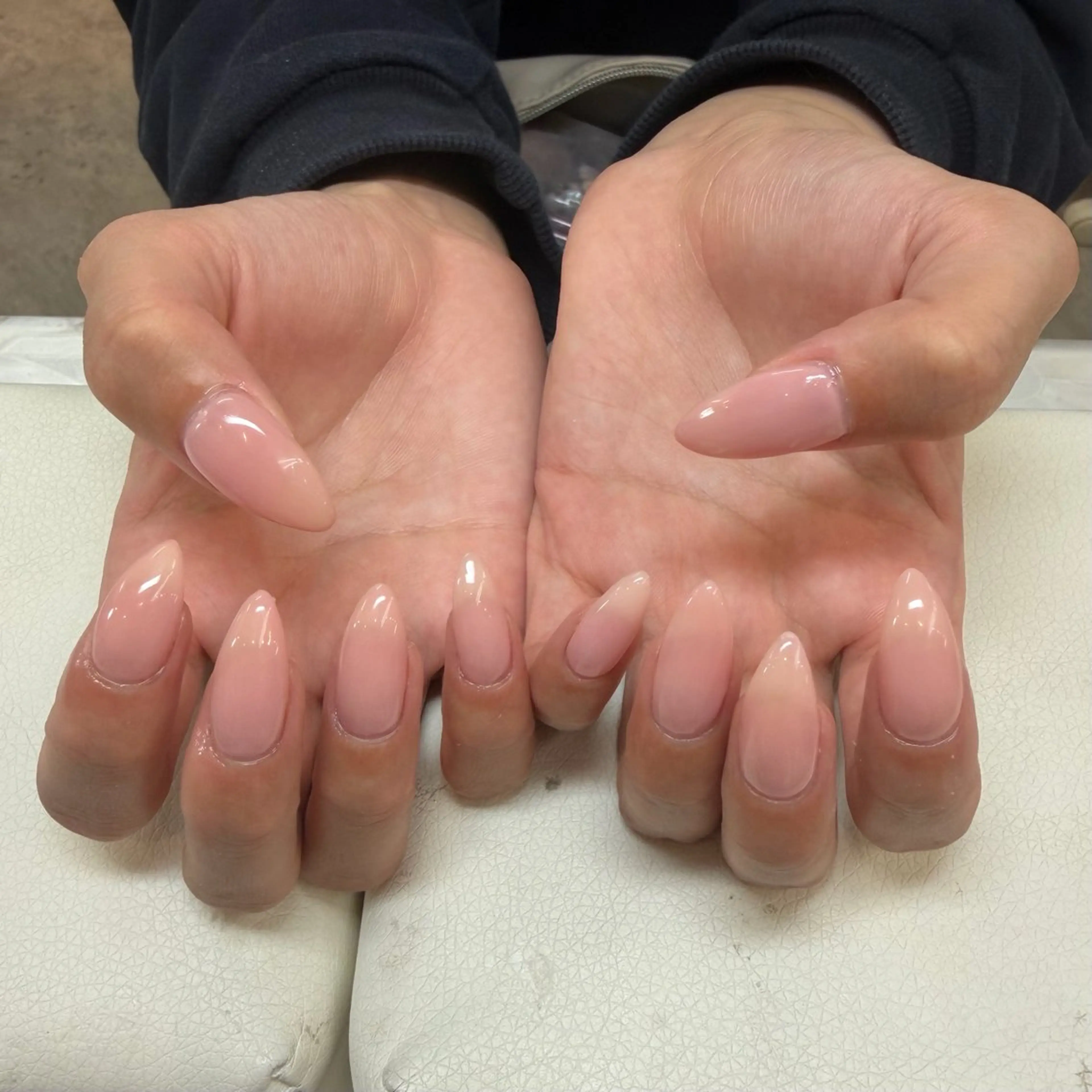 ネイル ワンカラーネイル 小鹿 いぶきのネイルデザイン