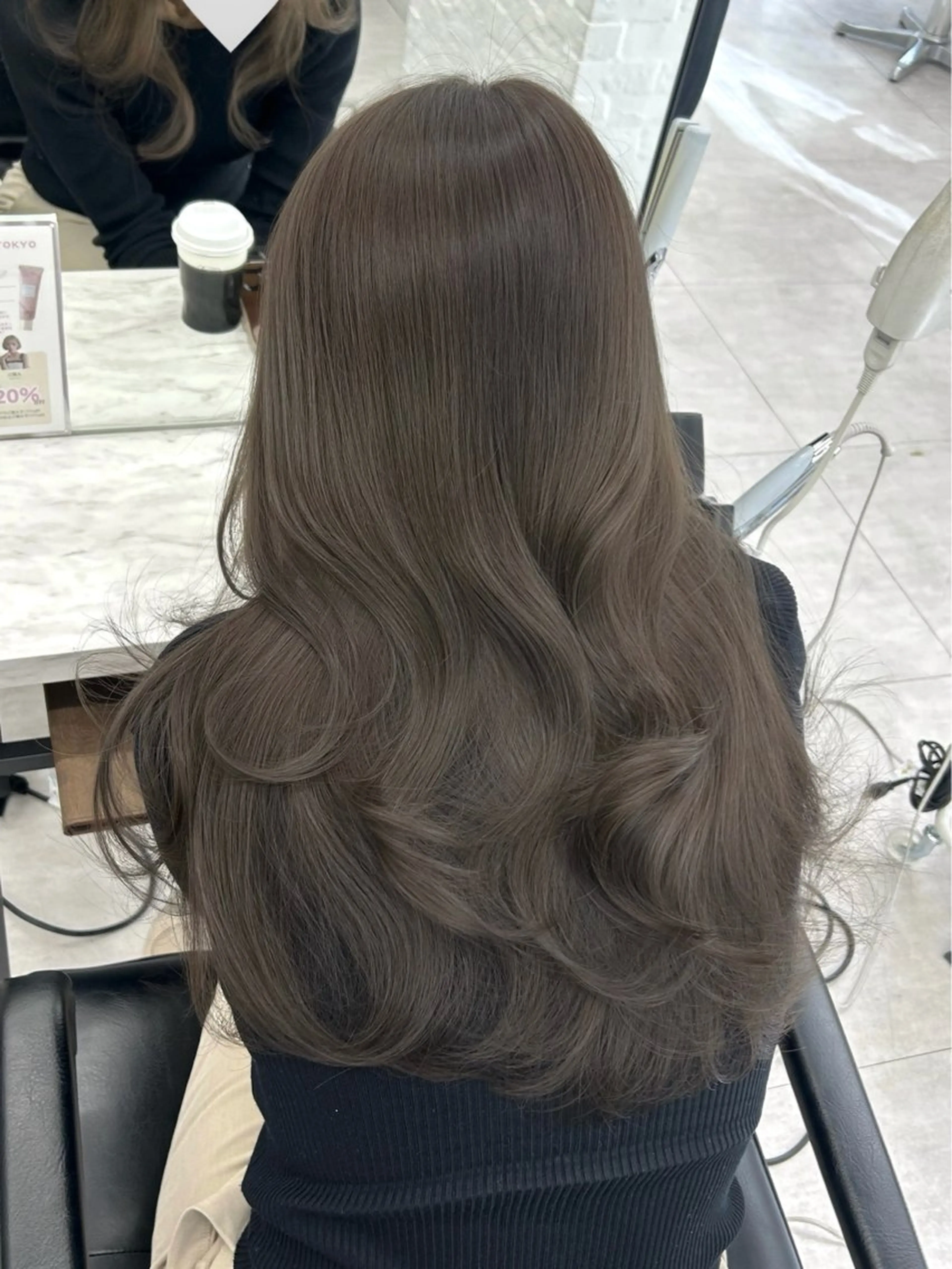 ロング カラー ヘアカラー トリートメント 透明感カラー 古山 結季🌙🖤のヘアスタイル