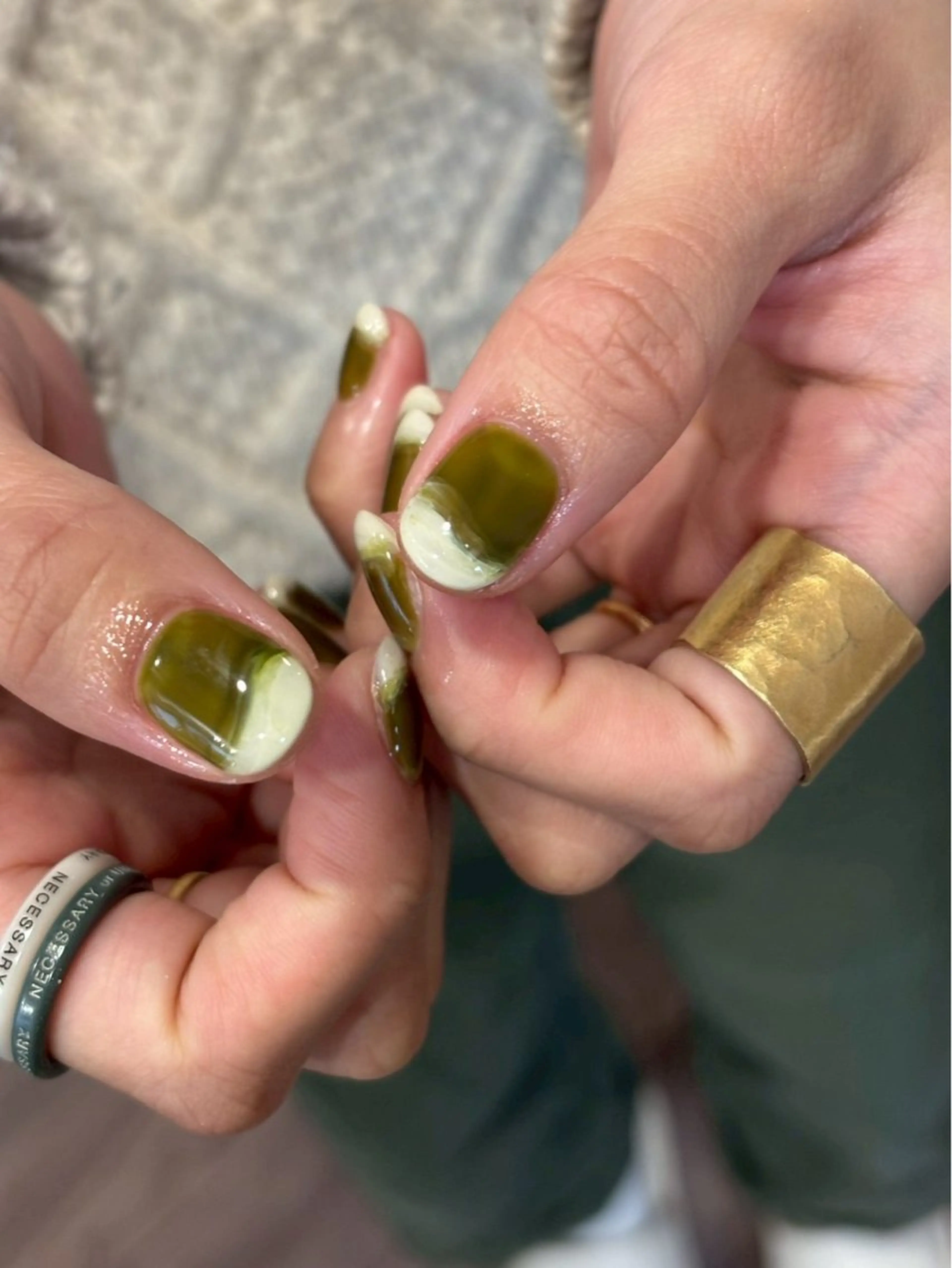 ネイル シンプルネイル ハンドネイル iconail 下北沢 NONのネイルデザイン