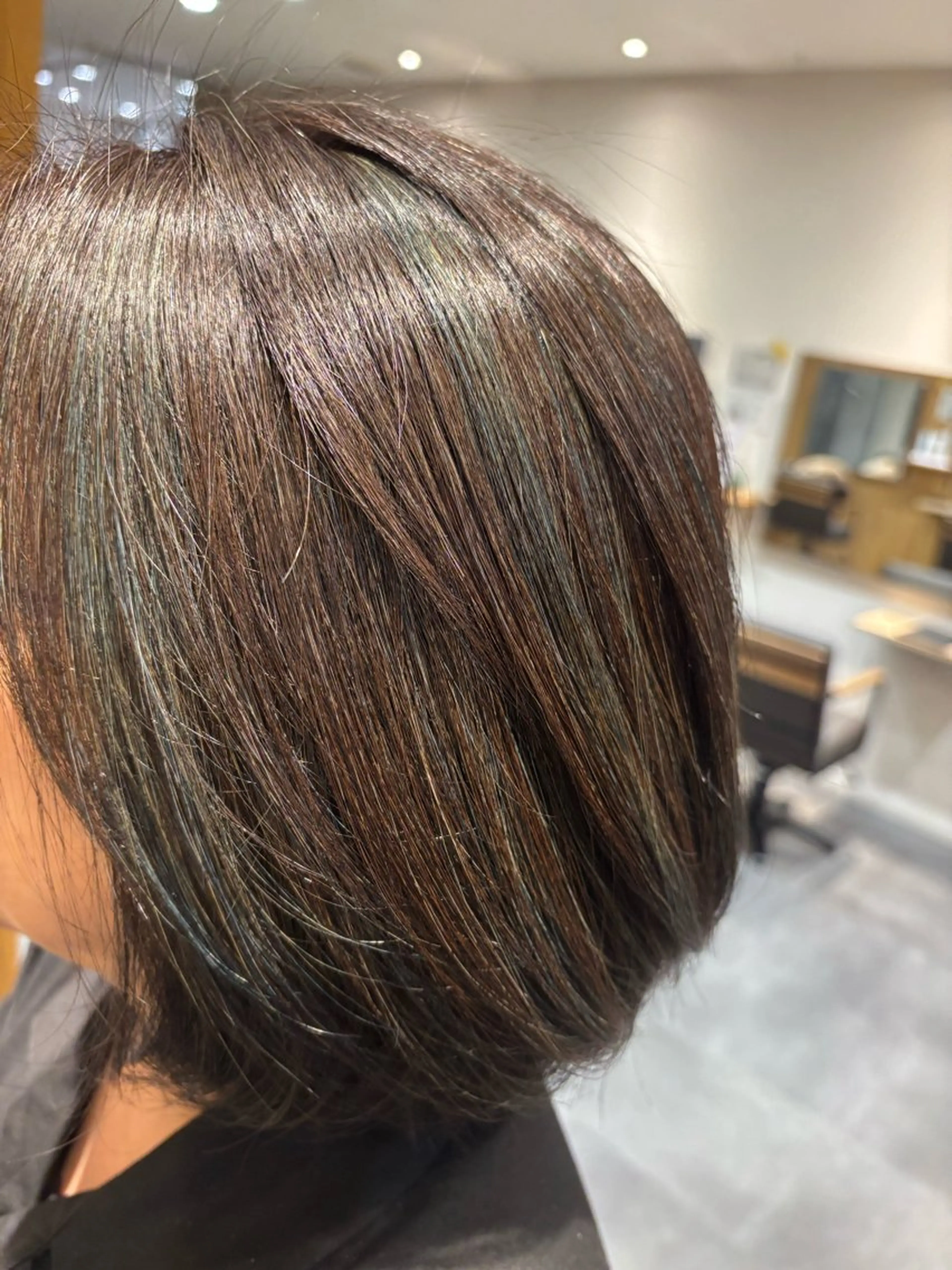 ミディアム 平賀 春希のヘアスタイル