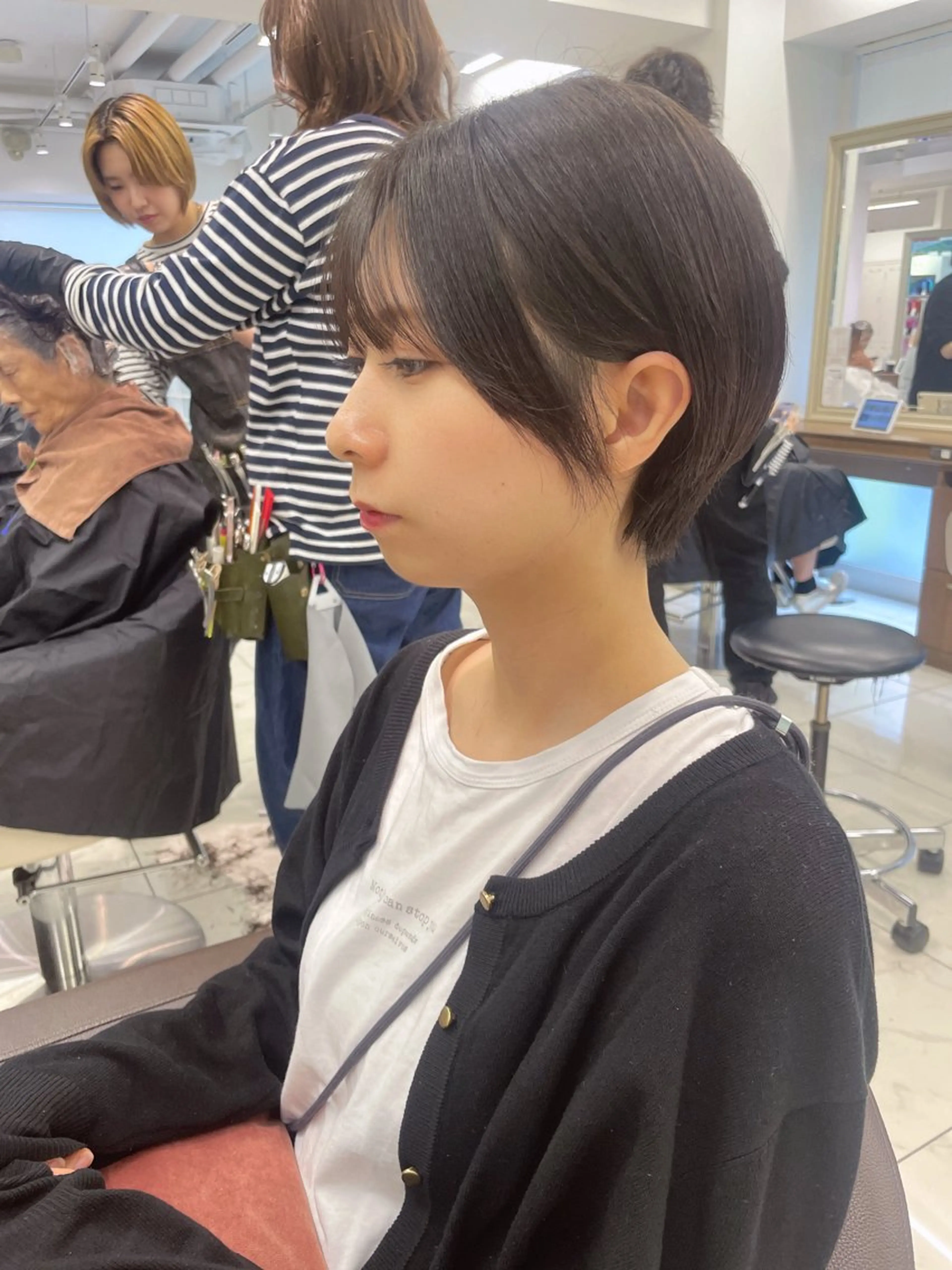 ショート ショートヘア カット 福島成美/髪質改善 縮毛矯正/カラーのヘアスタイル