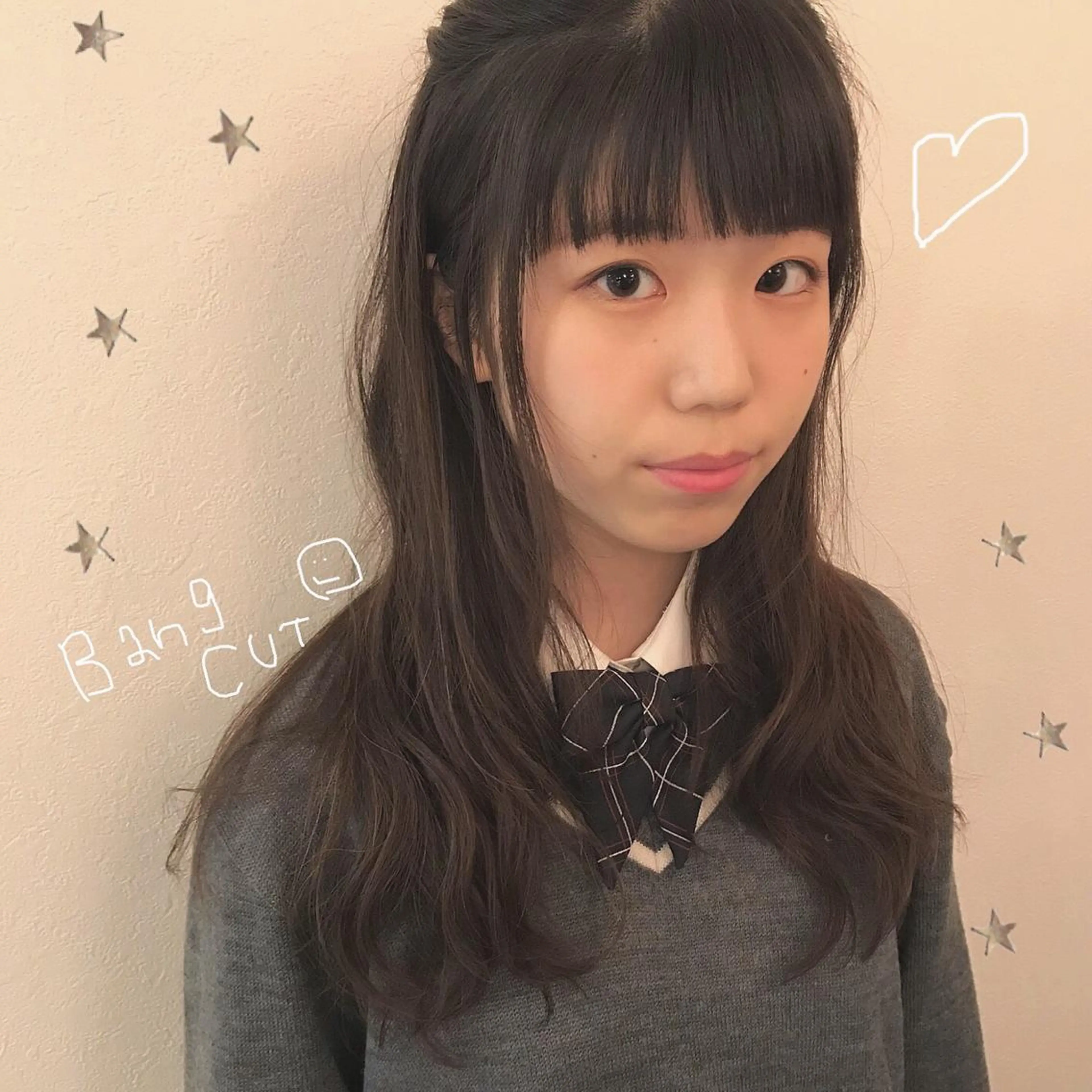 セミロング 市川 千夏のヘアスタイル