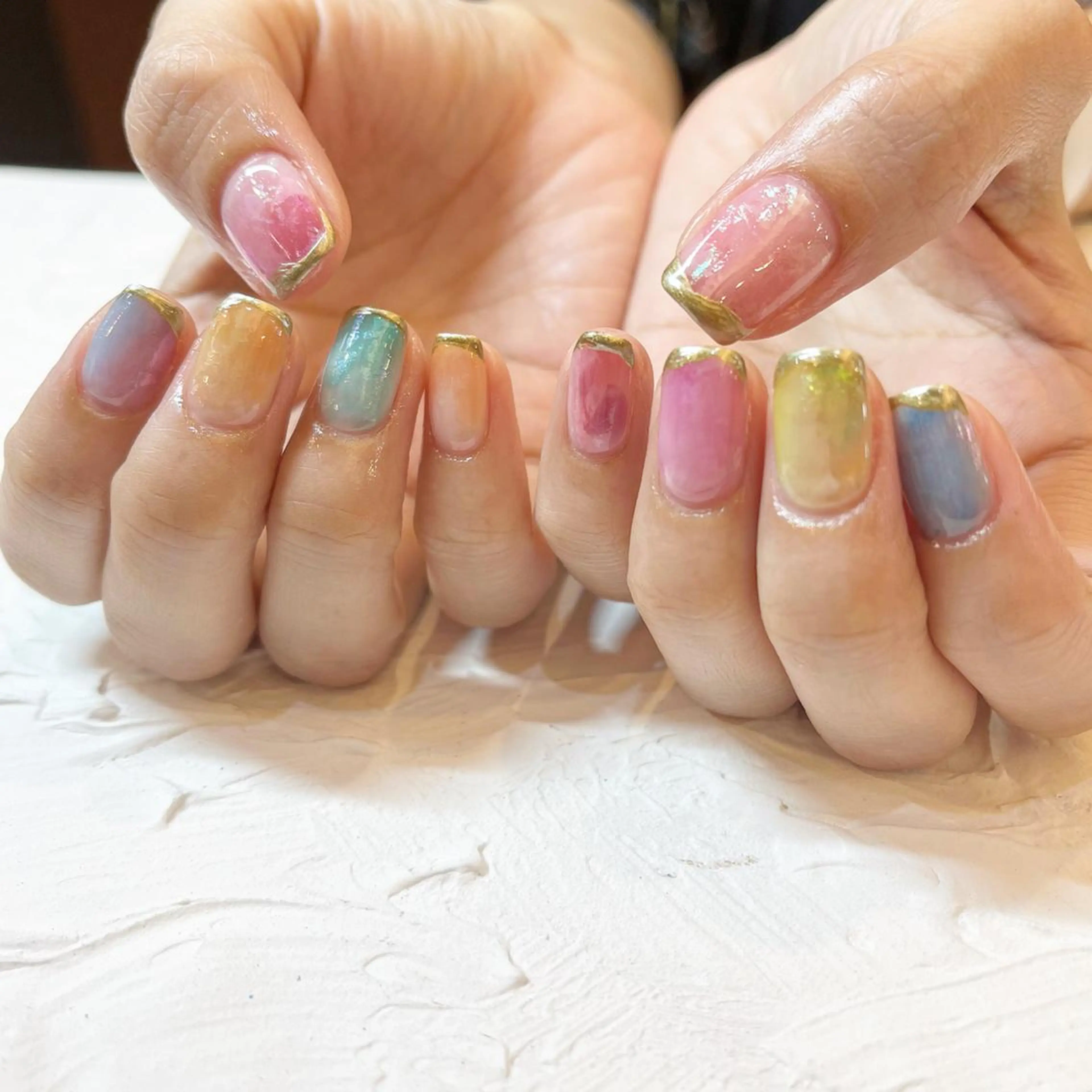 ネイル 夏ネイル ハンドネイル 🔷ﾐﾅﾐﾈｲﾙ🔷 やり放題ネイル渋谷2のネイルデザイン