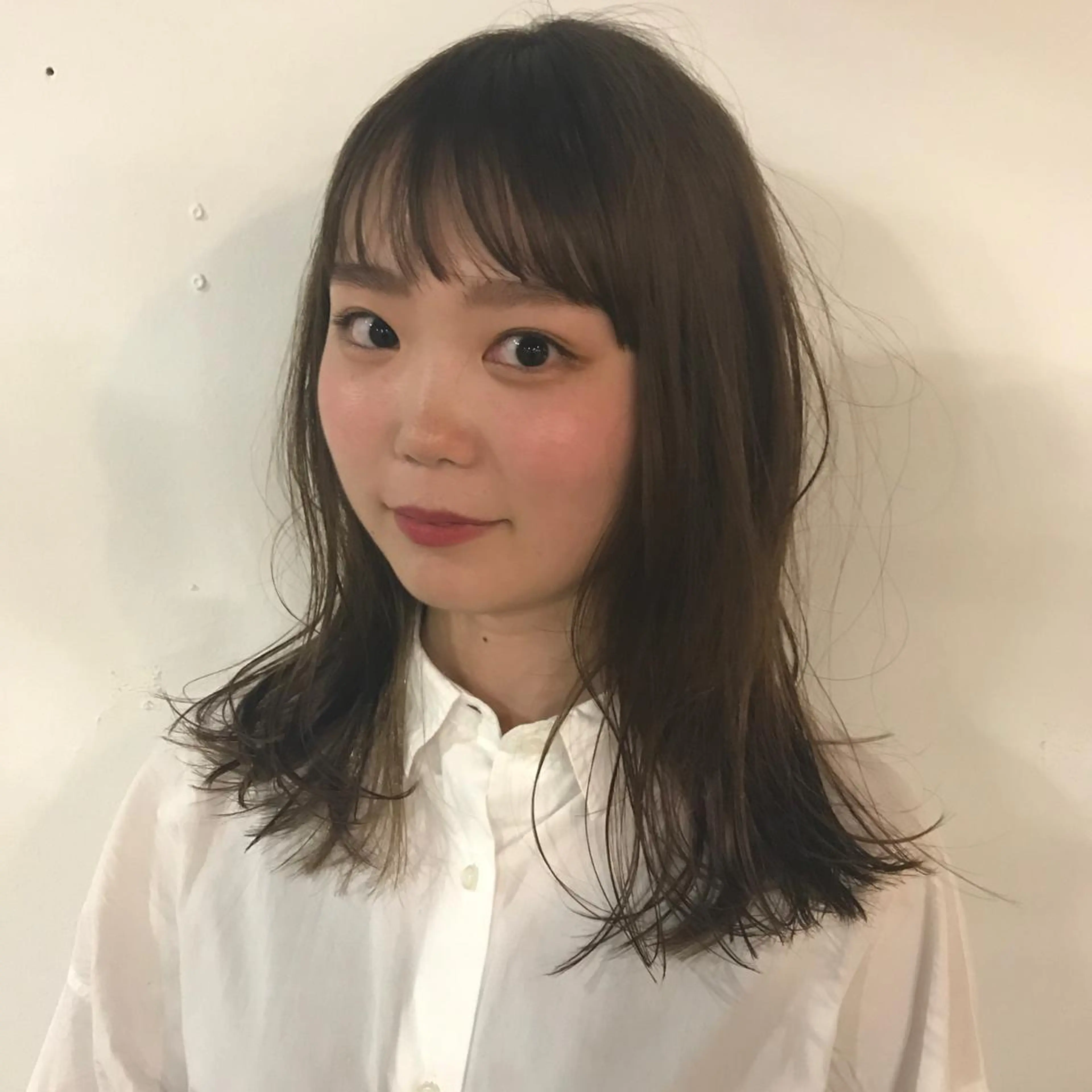 ミディアム 大久保 ユウアのヘアスタイル