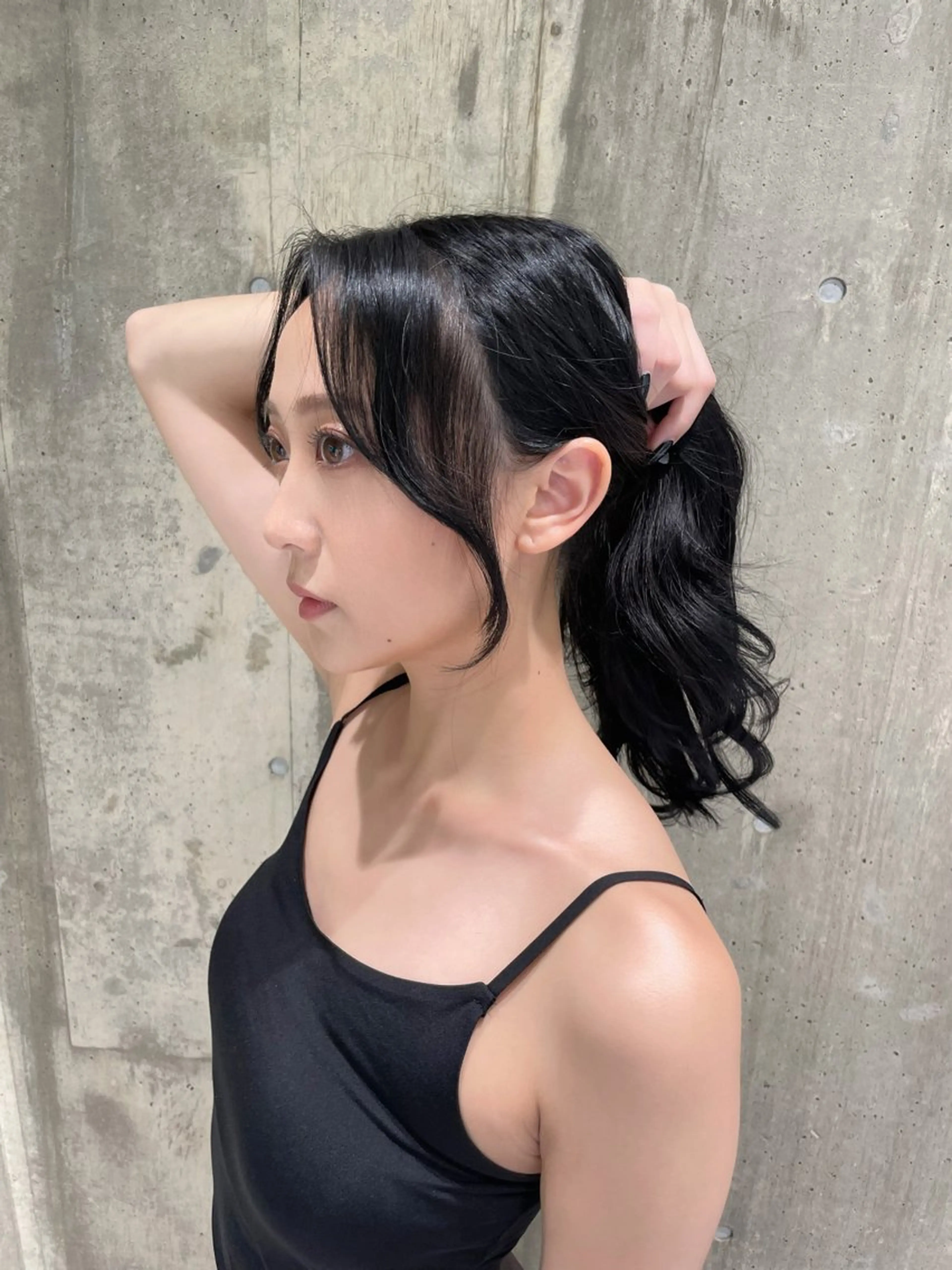 ミディアム カット ヘアカラー トリートメント 寺島 圭人のヘアスタイル