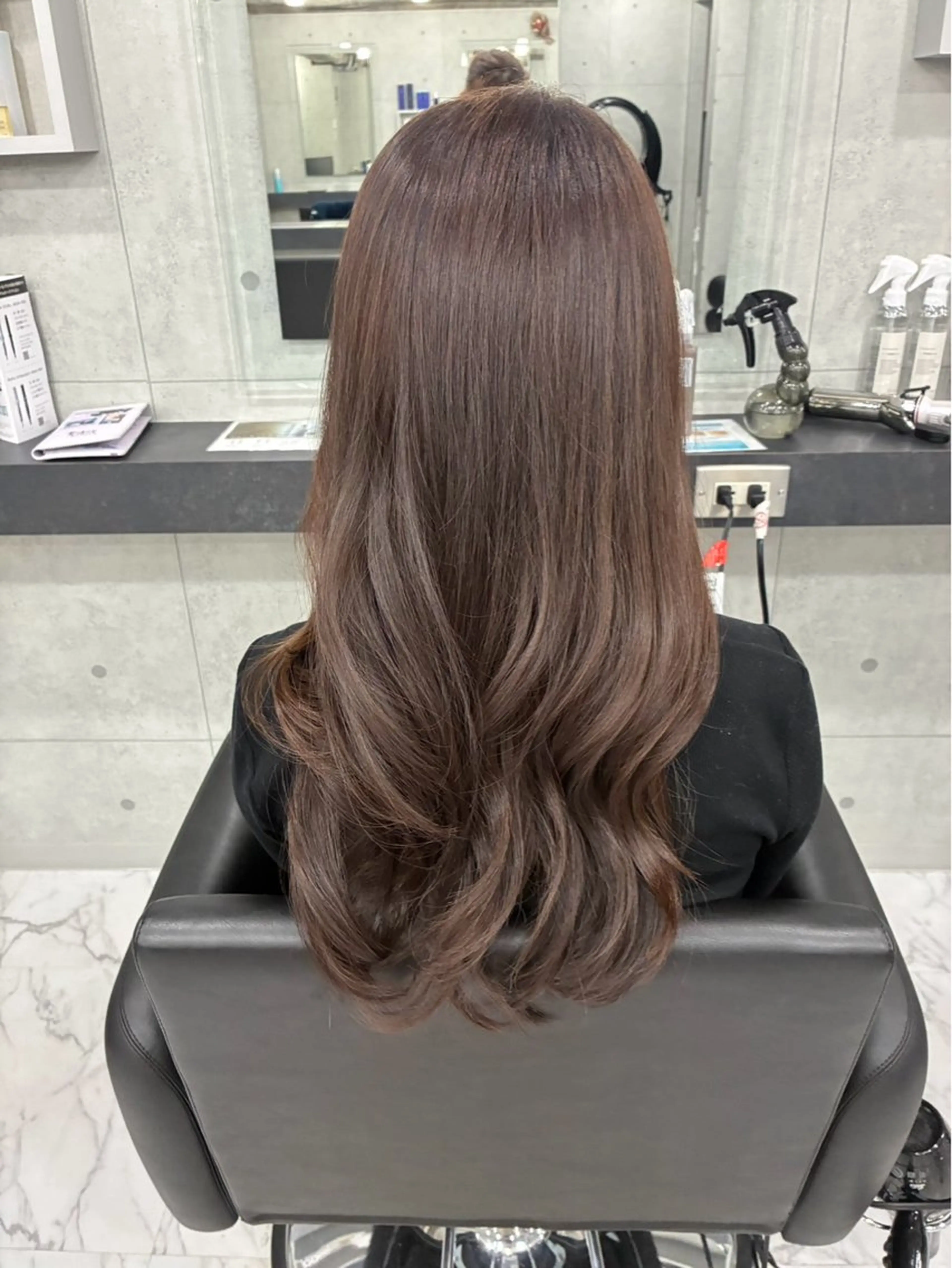 ロング カラー カット ヘアカラー Endearing 北澤那未🌟銀座のヘアスタイル