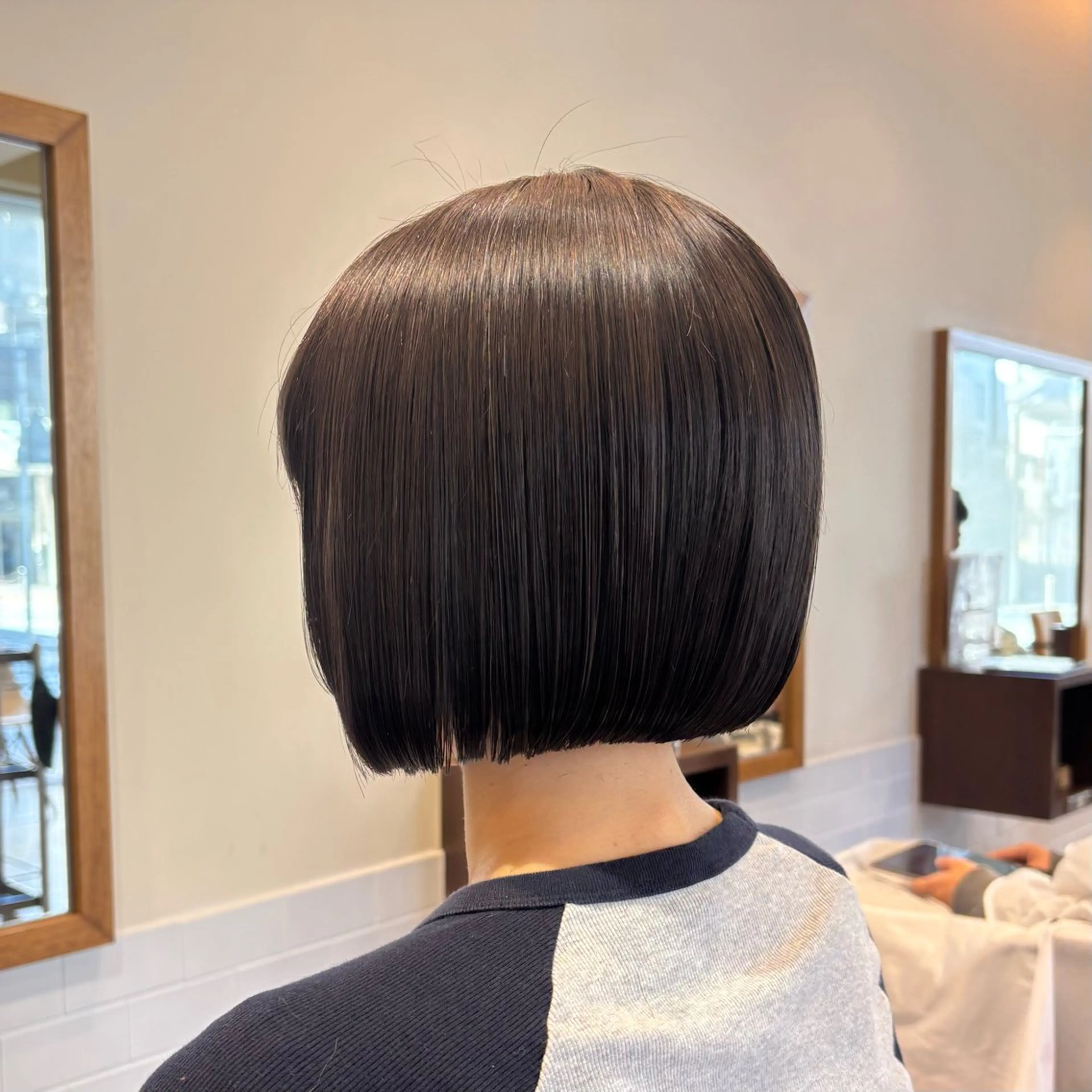 ショート ボブ カット RISAKO🏁 ボブ/レイヤーのヘアスタイル