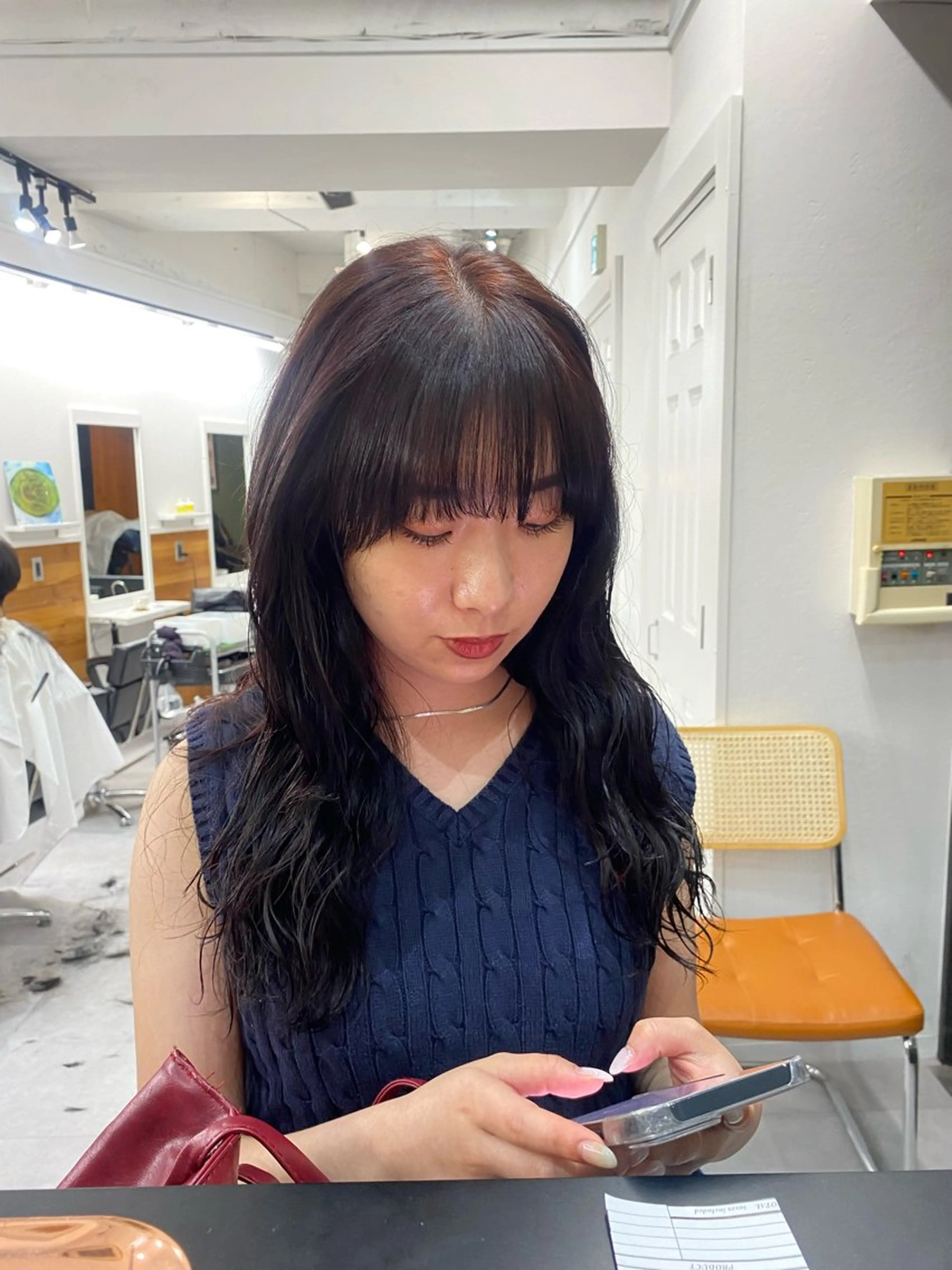 ロング カラー ヘアカラー トリートメント レイヤーボブ/ 艶カラー/サナ🌼のヘアスタイル