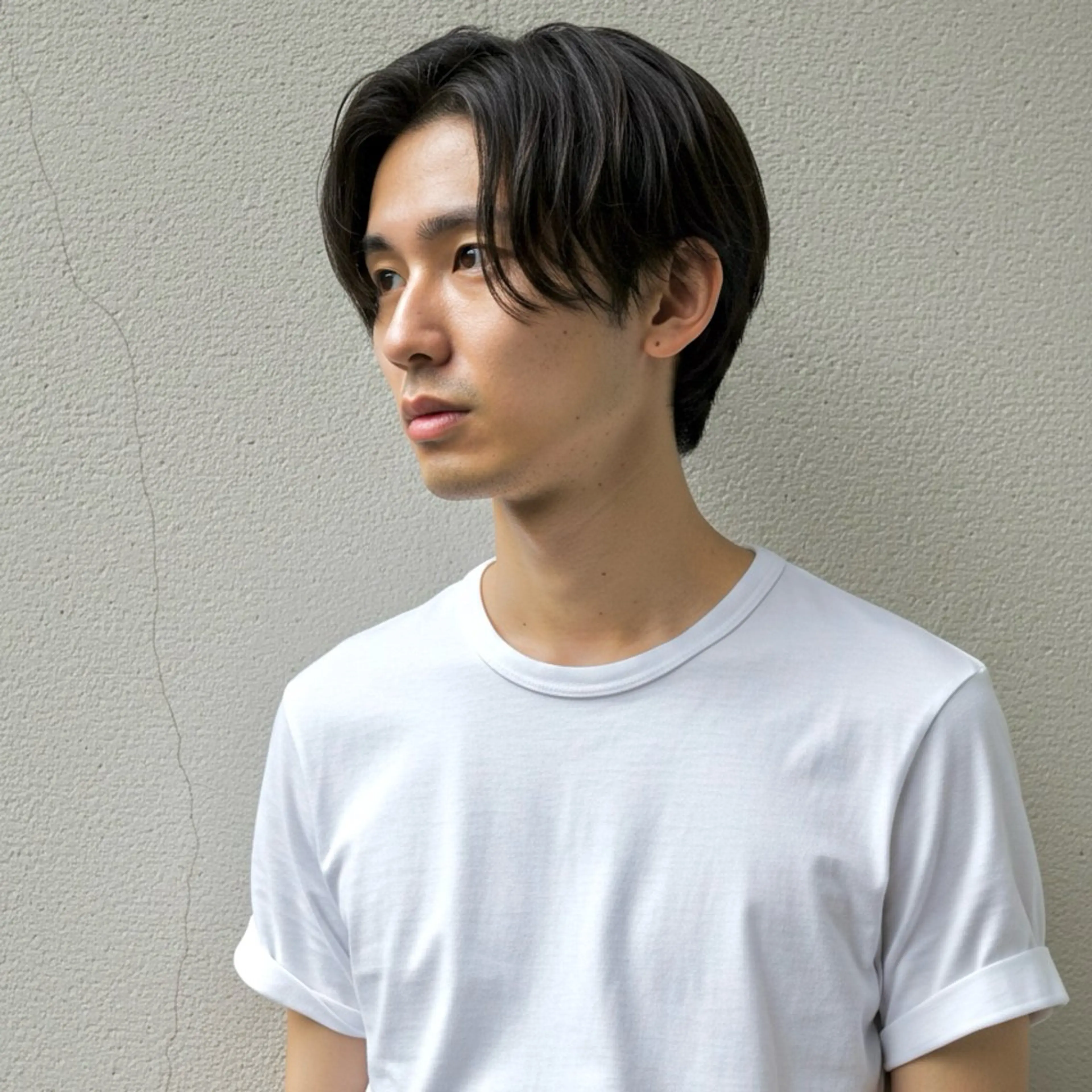 ショート カラー パーマ メンズ ビジネス センターパート フェザーパーマ カルマパーマ メンズ韓国風 カット ヘアカラー パーマ トリートメント ヘッドスパ 🎸メンズ/パーマ/ ショート🎸工藤達哉のヘアスタイル