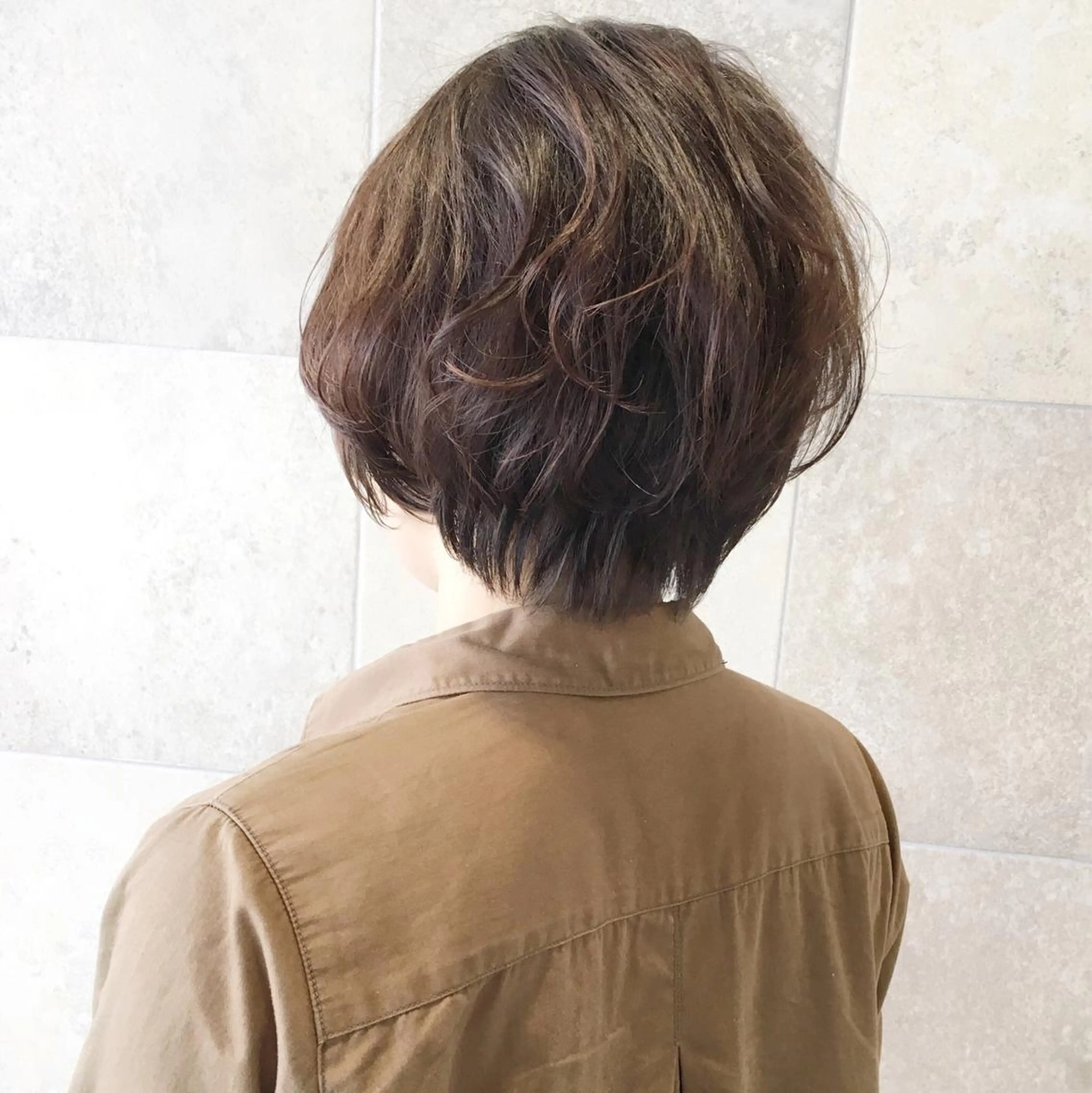 ショート カラー カット ヘアカラー カット/メンズカット 藤田麻衣のヘアスタイル