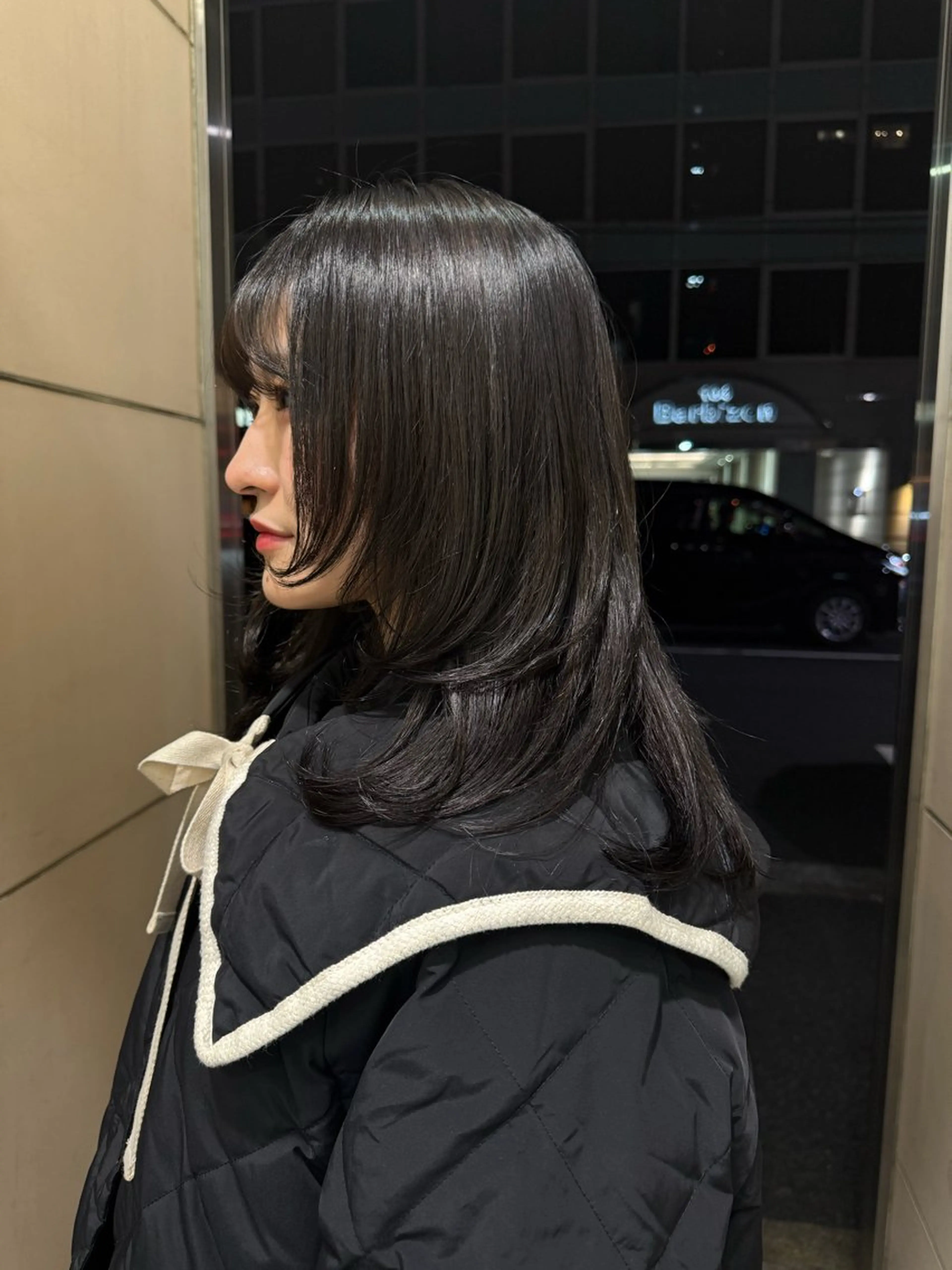 ミディアム 髪質改善 縮毛矯正 酸性ストレート 縮毛矯正 酸性ストレート/ ちさとのヘアスタイル