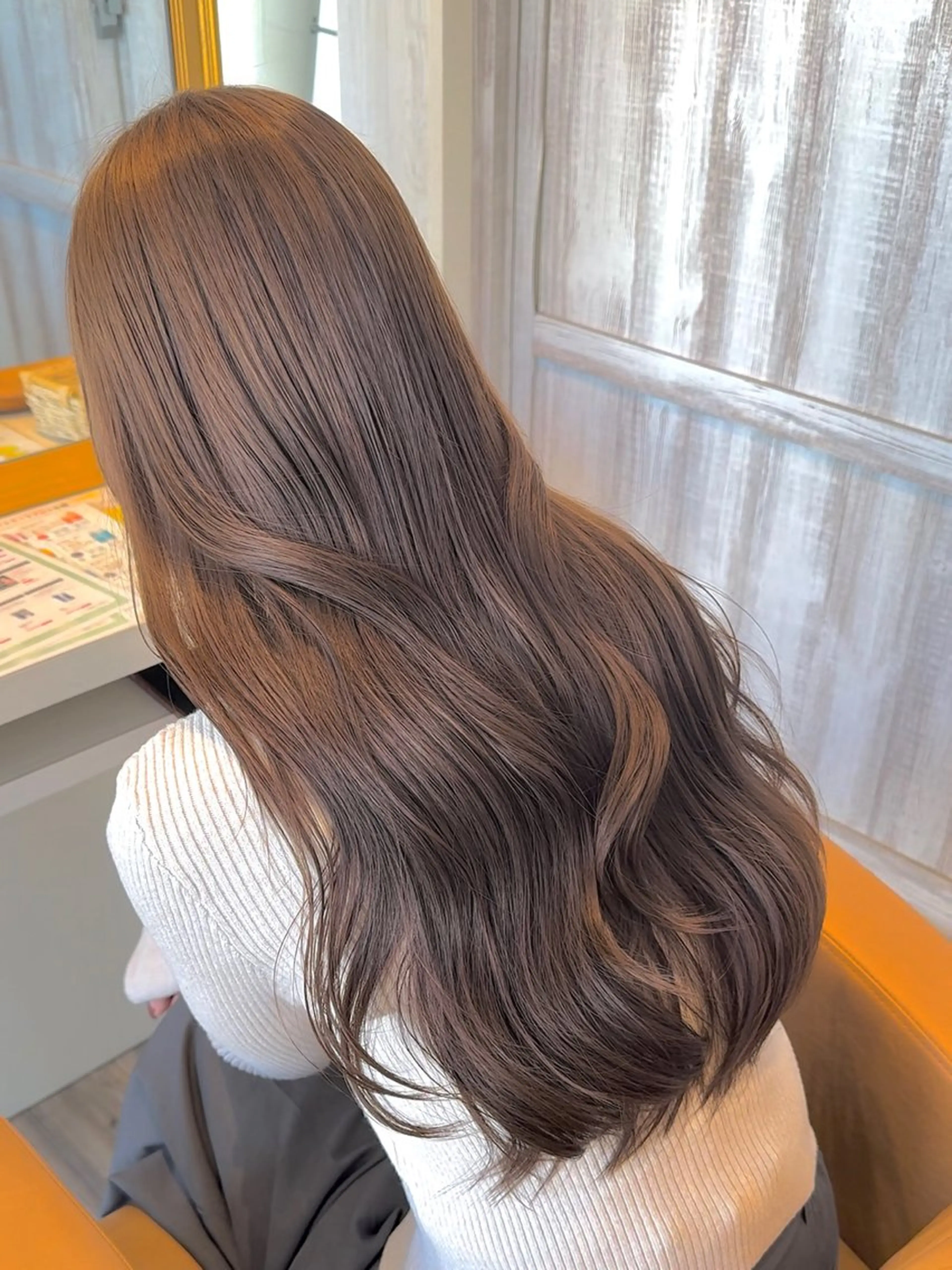 ロング カラー ブリーチ ダブルカラー ブリーチなしカラー ヘアカラー トリートメント 河合秀明/ショート /ボブ/レイヤーのヘアスタイル