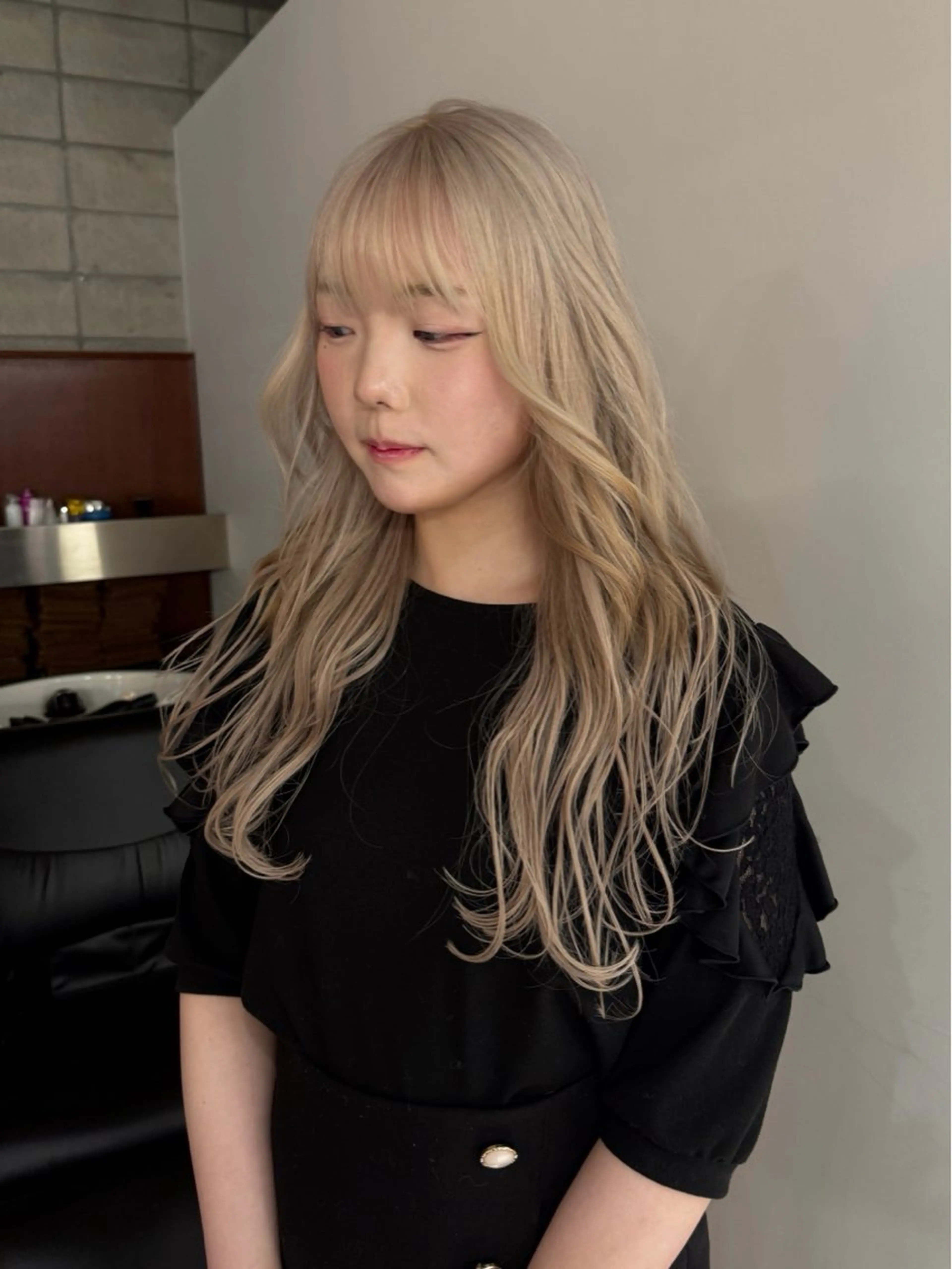 ロング エクステ ロング 近藤 詩桜のヘアスタイル