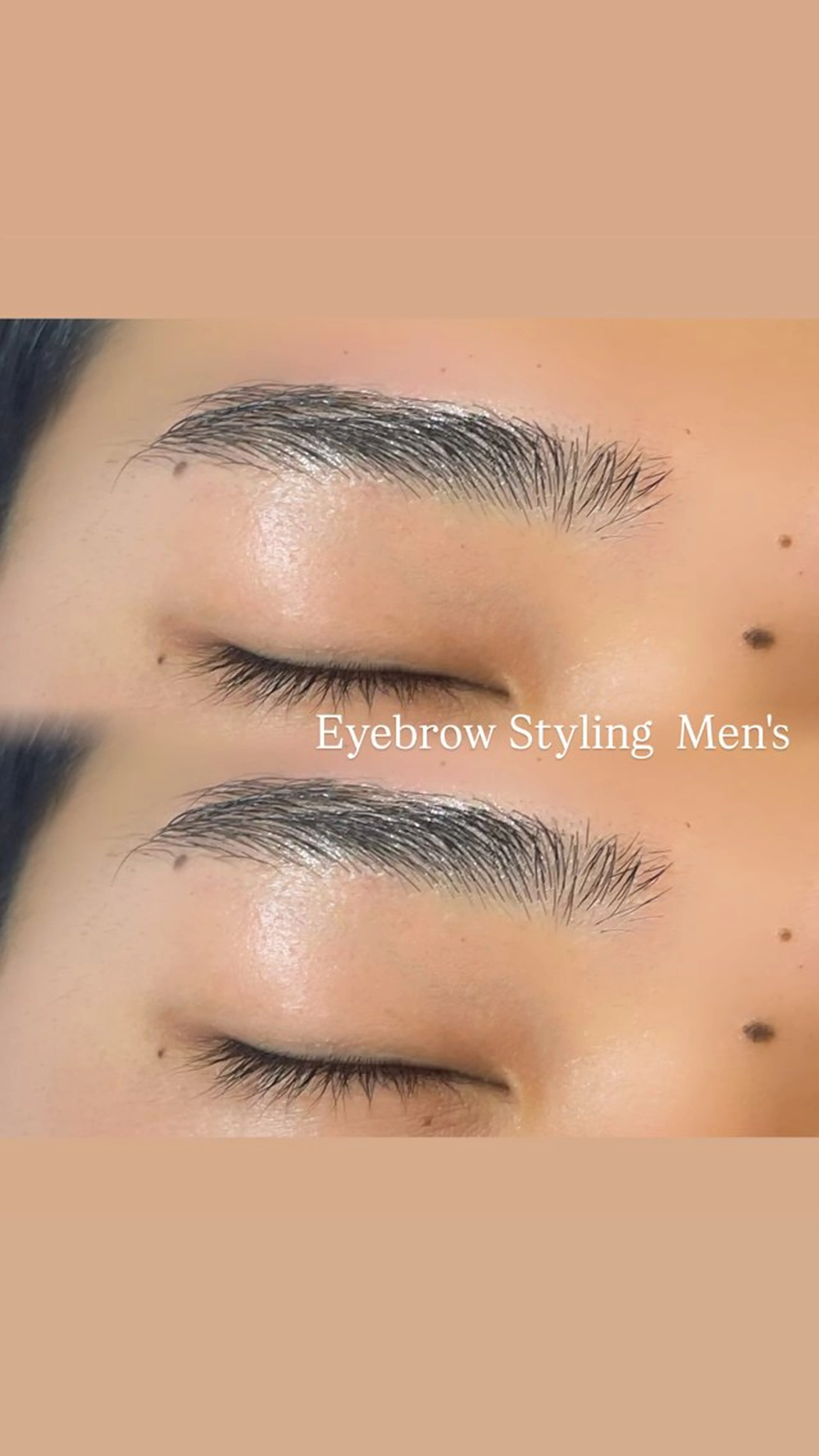 明日4/24空きあり！🈳　メンズ限定！美眉スタイリングの写真