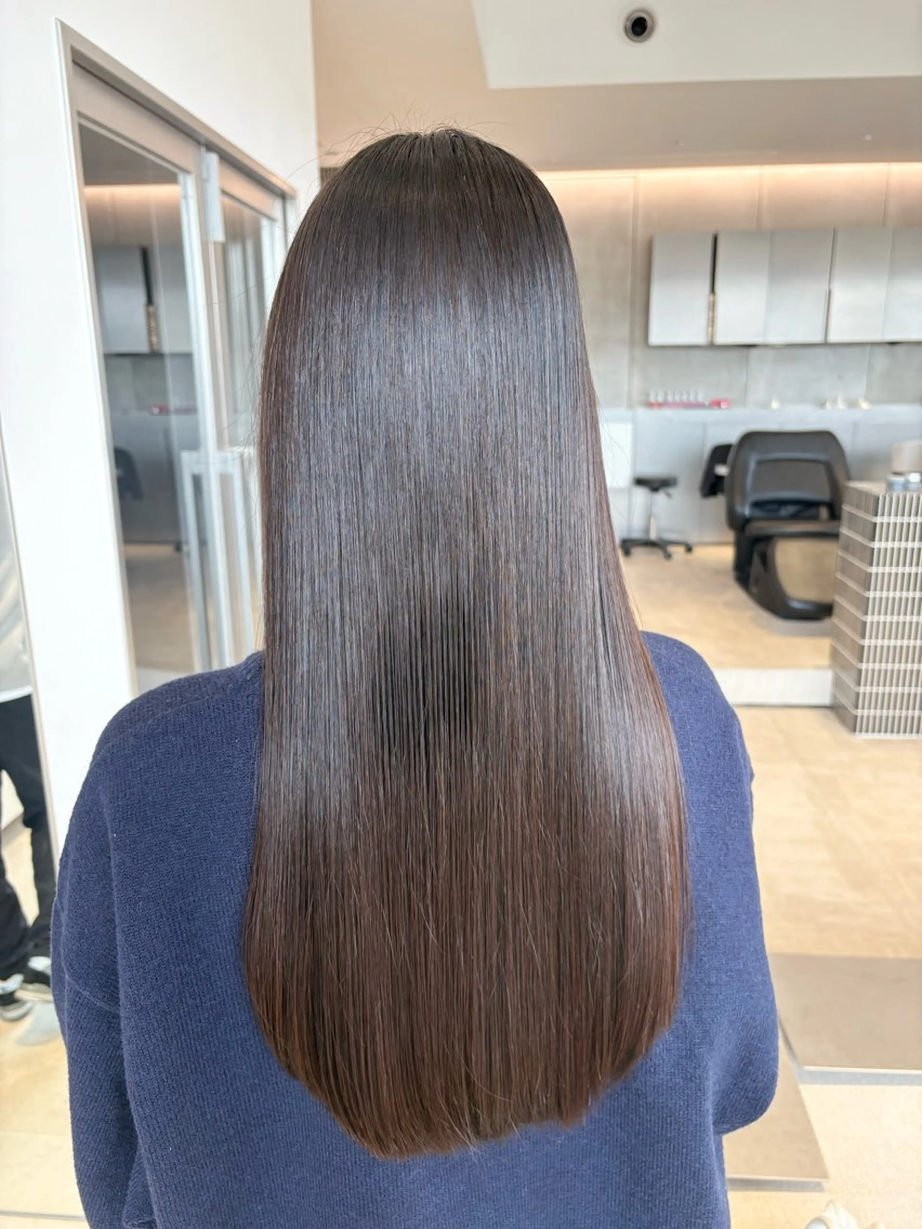 ロング カット 縮毛矯正 トリートメント 縮毛矯正/髪質改善/ HARUのヘアスタイル