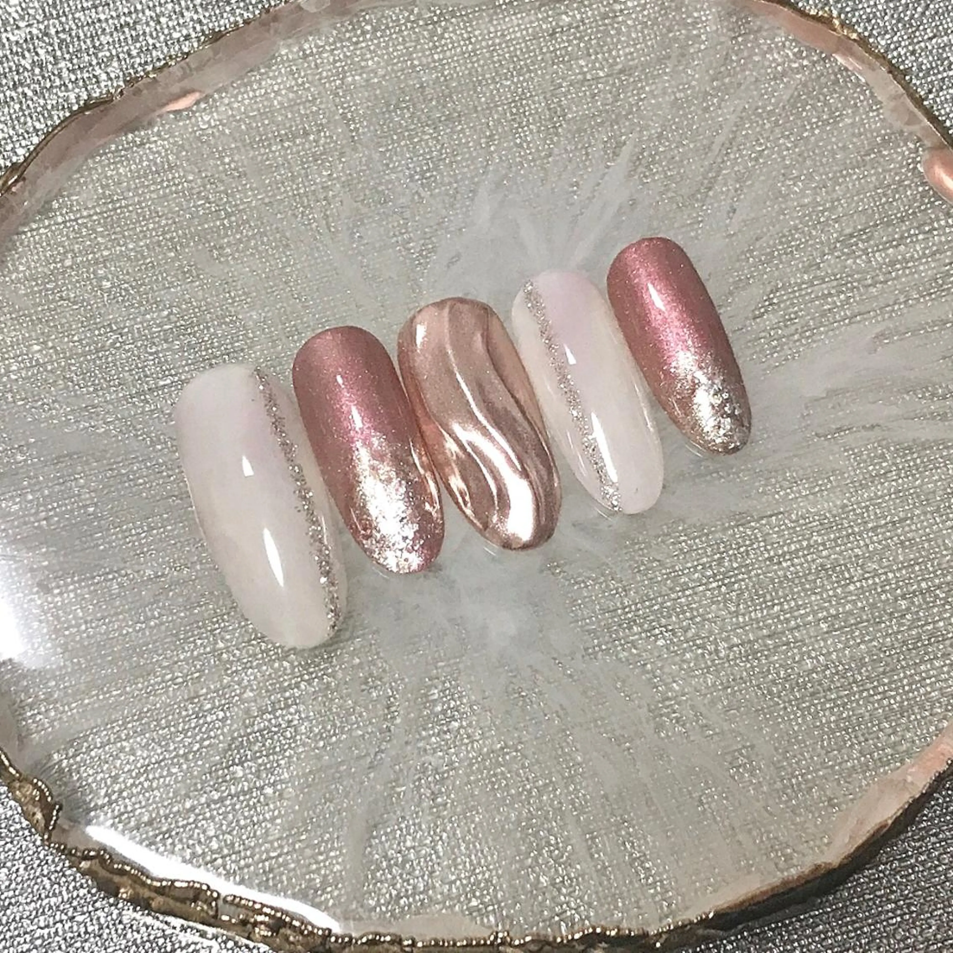 ネイル フラッシュネイル ミラーネイル ニュアンスネイル ワンカラーネイル ステラ marikominoのネイルデザイン