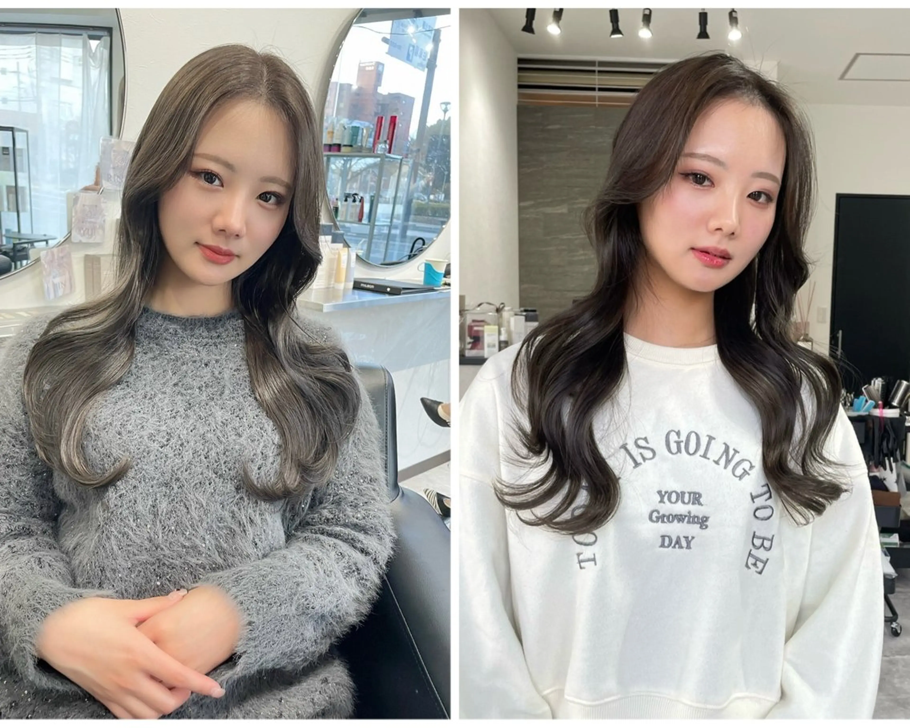 ロング ヘアカラー トリートメント 🦖JIN HAIR DESIGN🦖のヘアスタイル