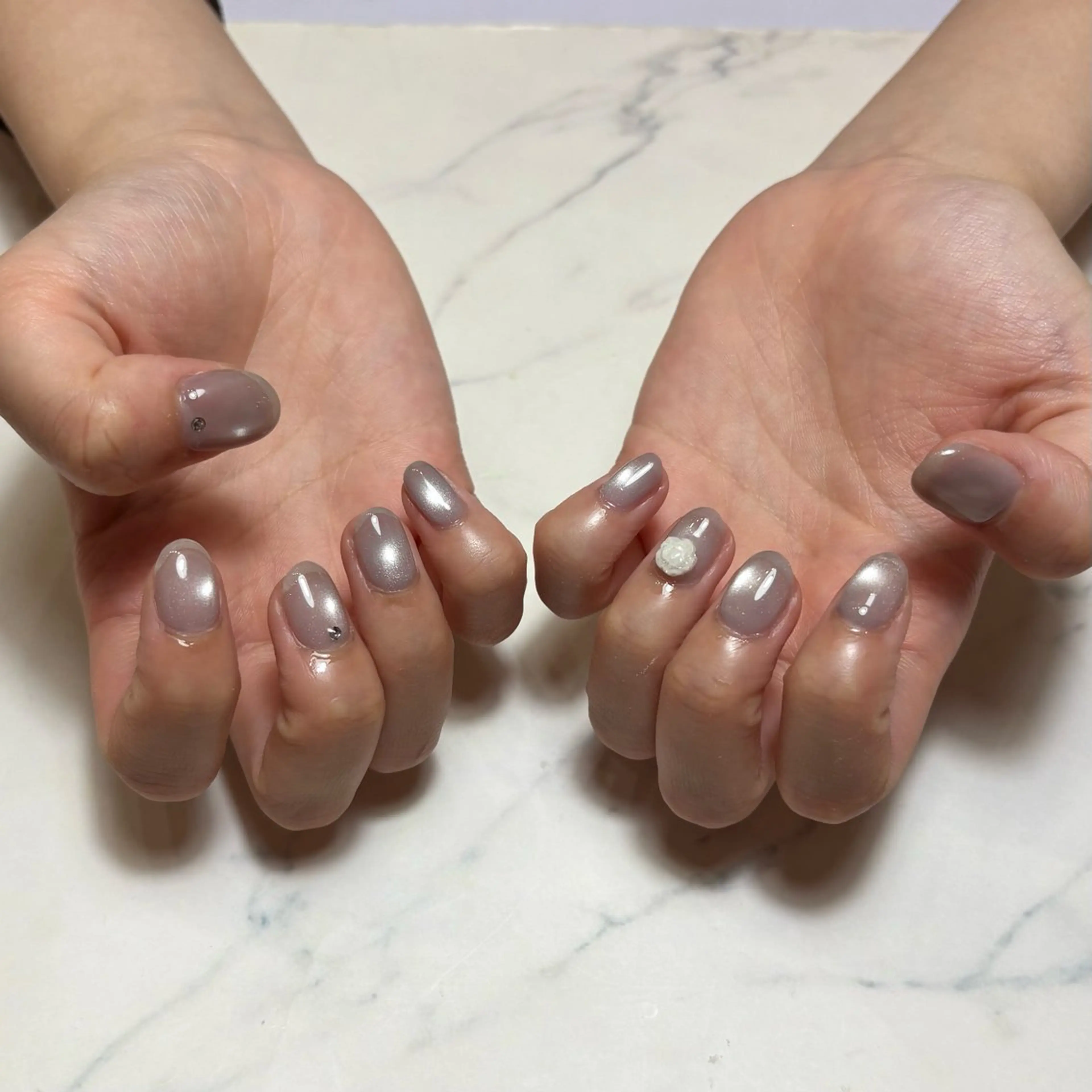 ネイル マグネットネイル 💫 さりのネイルデザイン