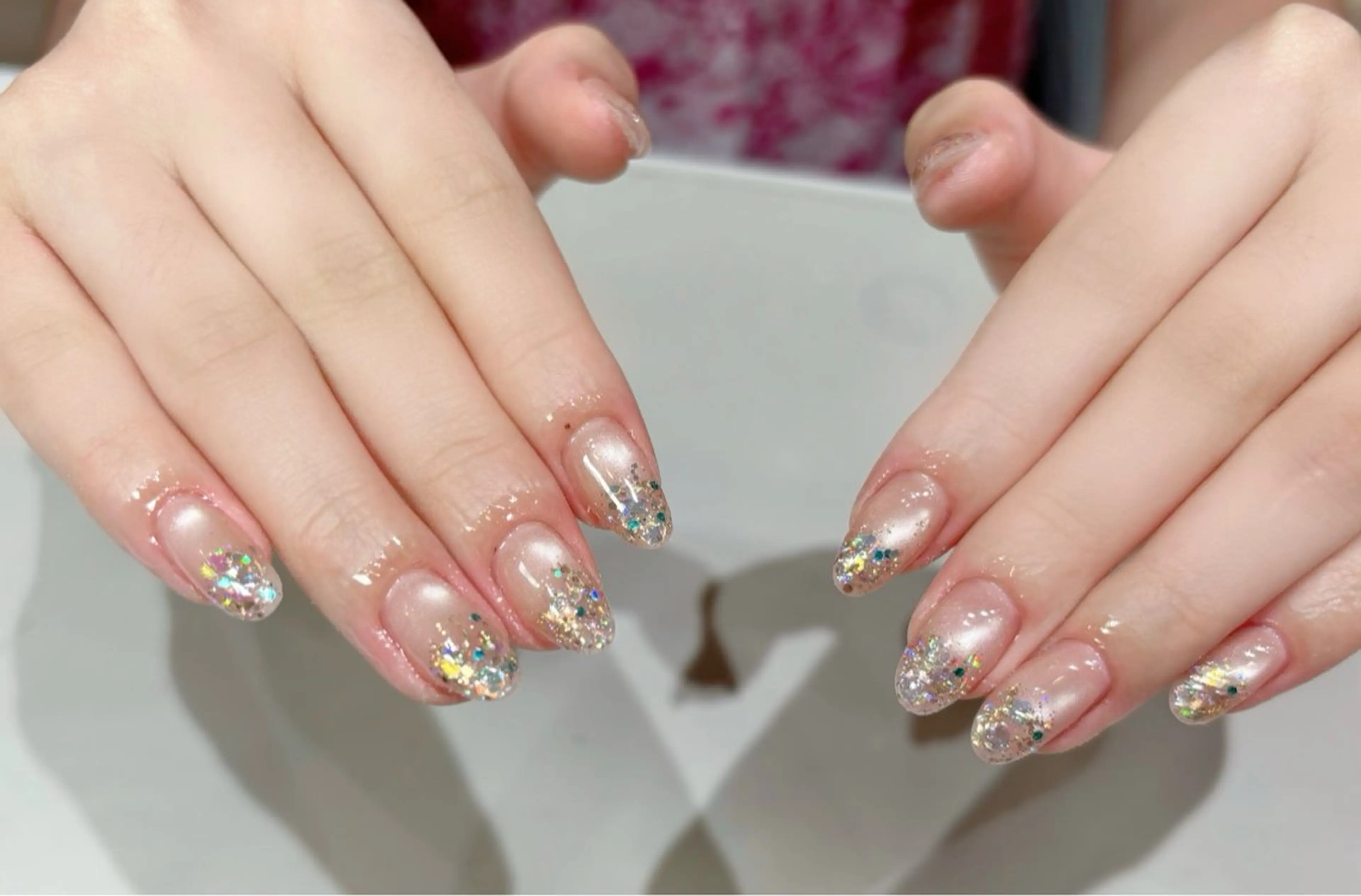 「研修コース」ベースマグネット+ラメグラ(オフ無し)、オフ別途追加600円の写真