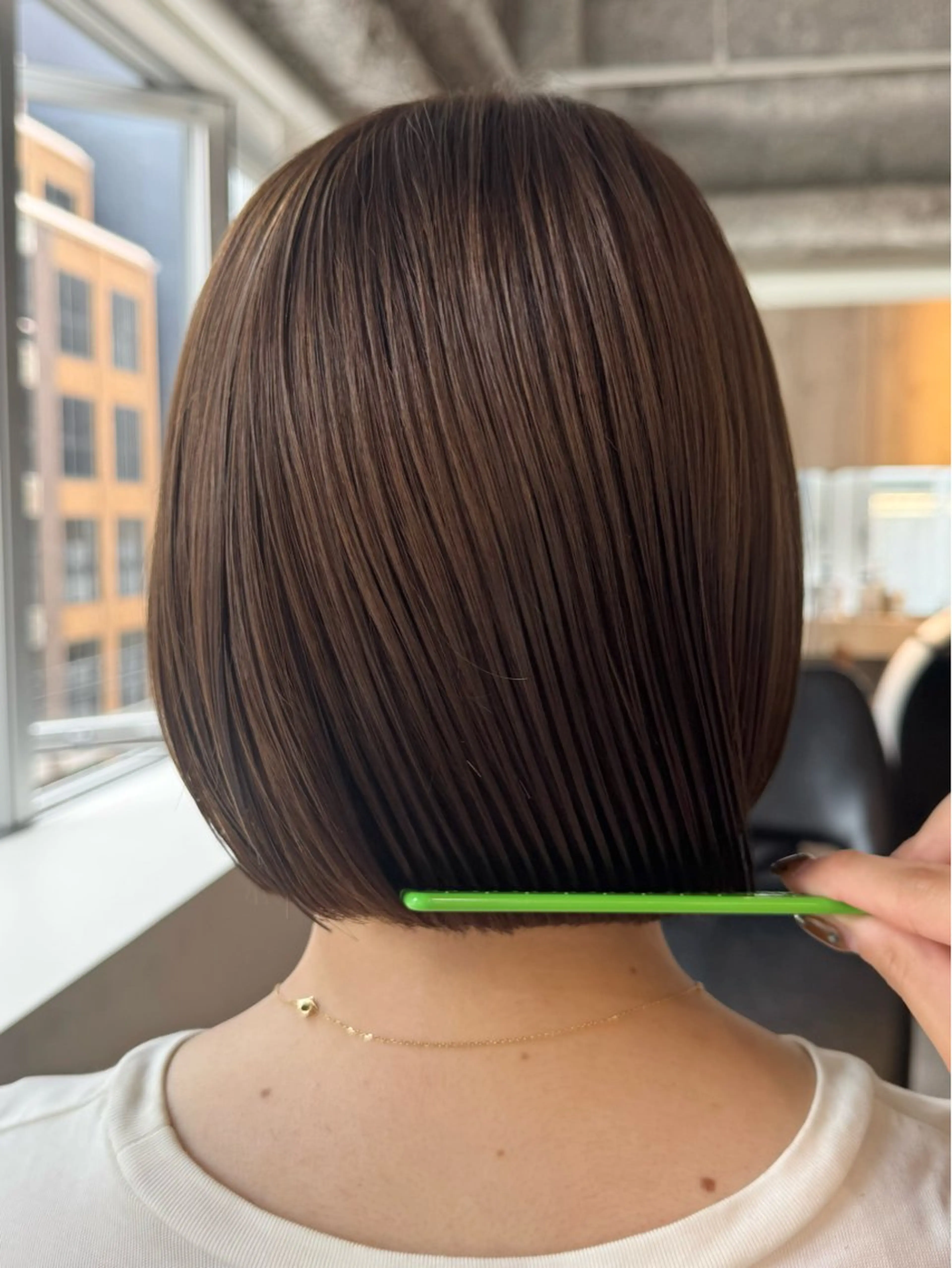 ミディアム ボブ MASHUchayamachi所属・まほ/レイヤーカット /透明感カラーのヘアスタイル