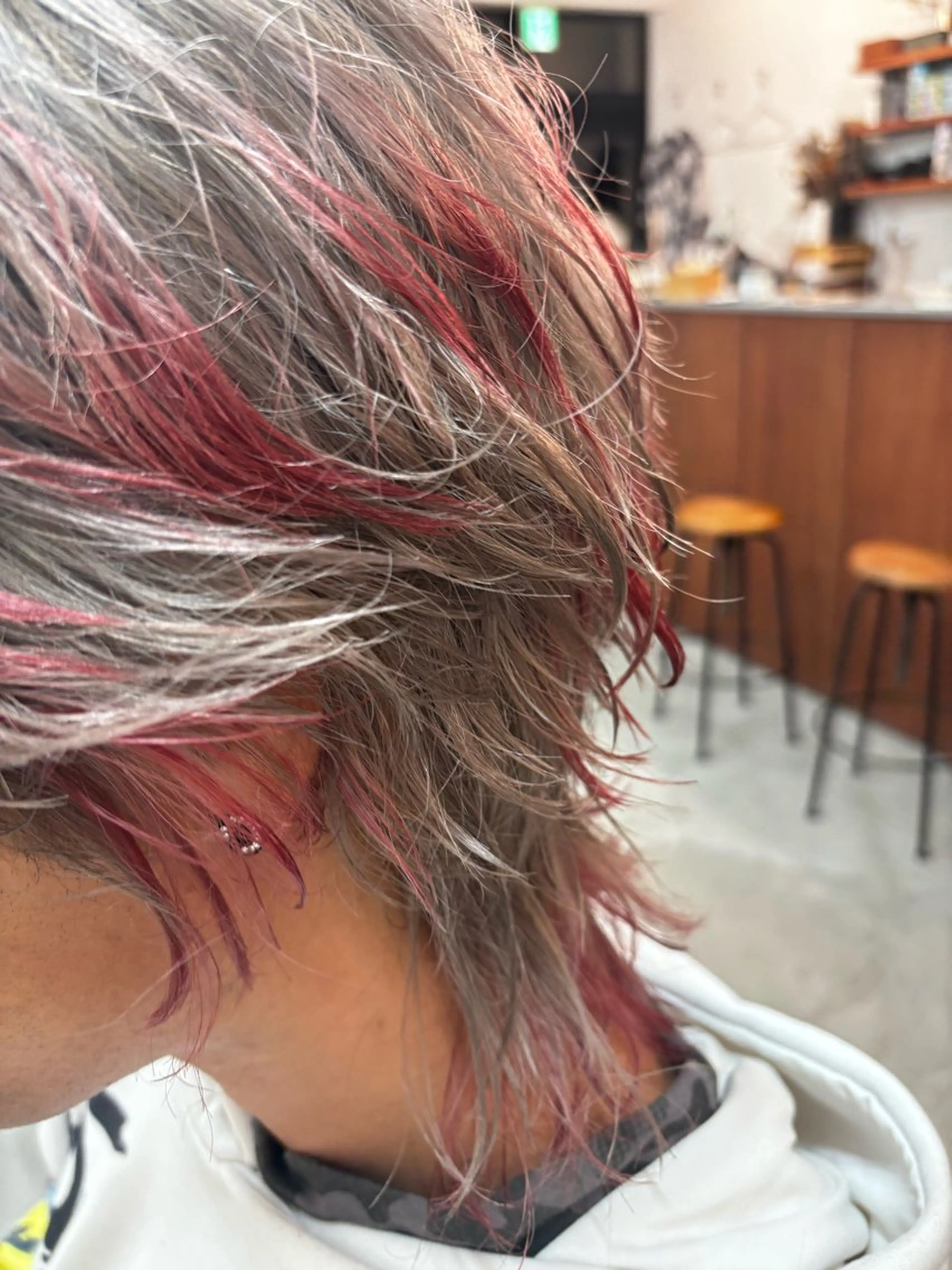 ショート カット ヘアカラー トリートメント ハッシュカット /レイヤー/大阪中津のヘアスタイル