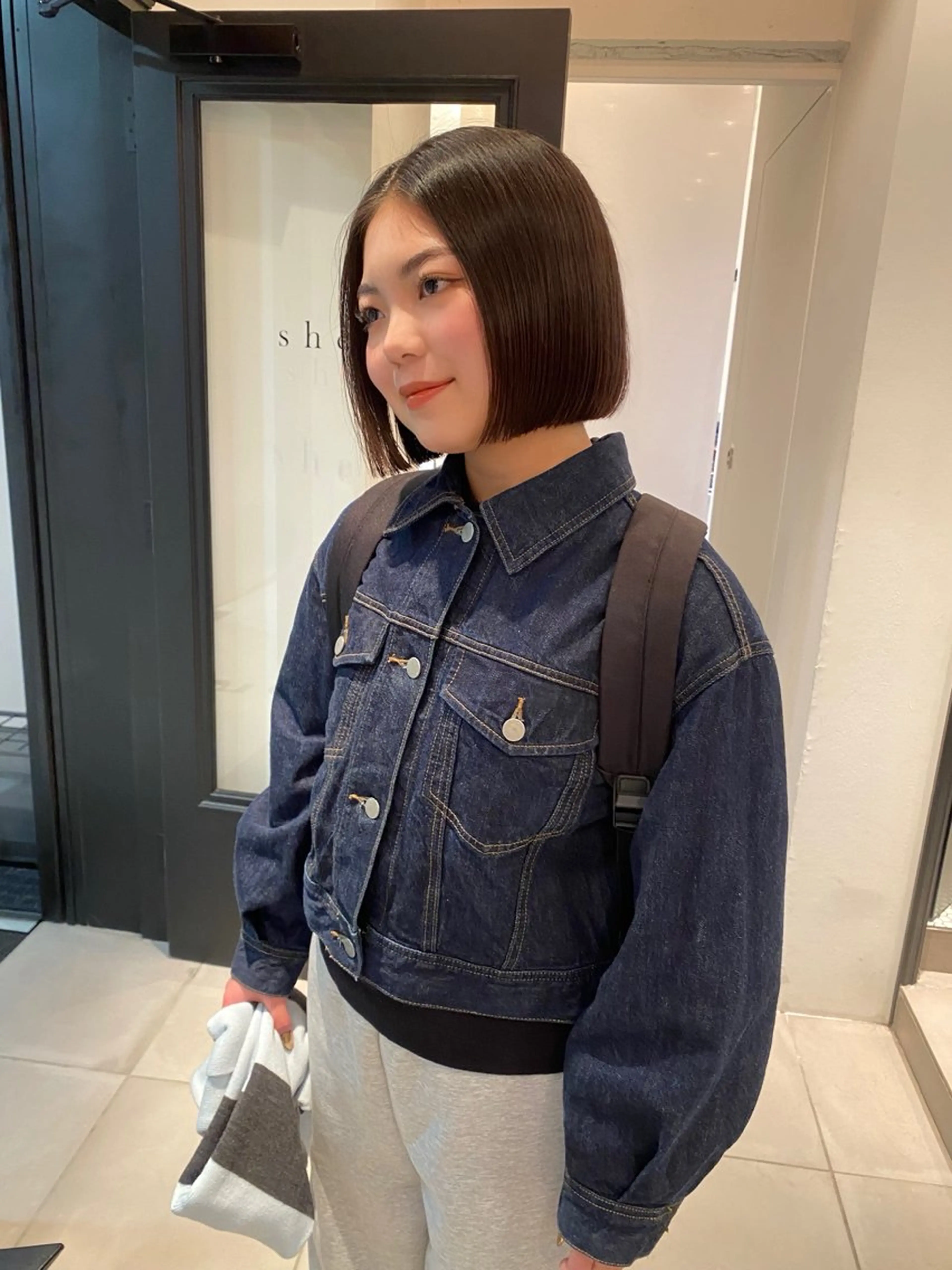 ショート riria/ボブ /透明感カラー🎀のヘアスタイル