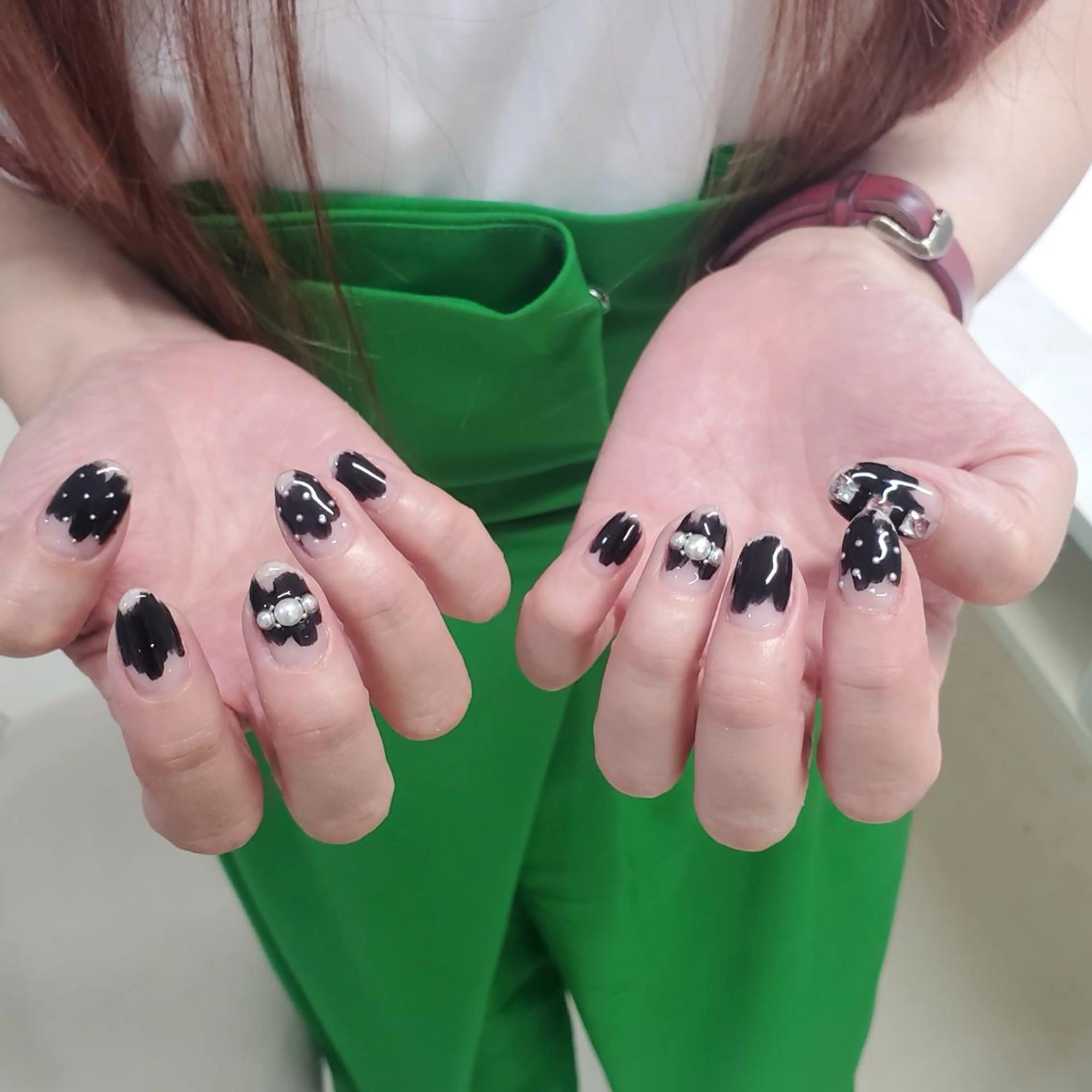 ネイル アートネイル ジェルネイル ニュアンスネイル スカルプネイル nailstudio eviz新宿店のネイルデザイン