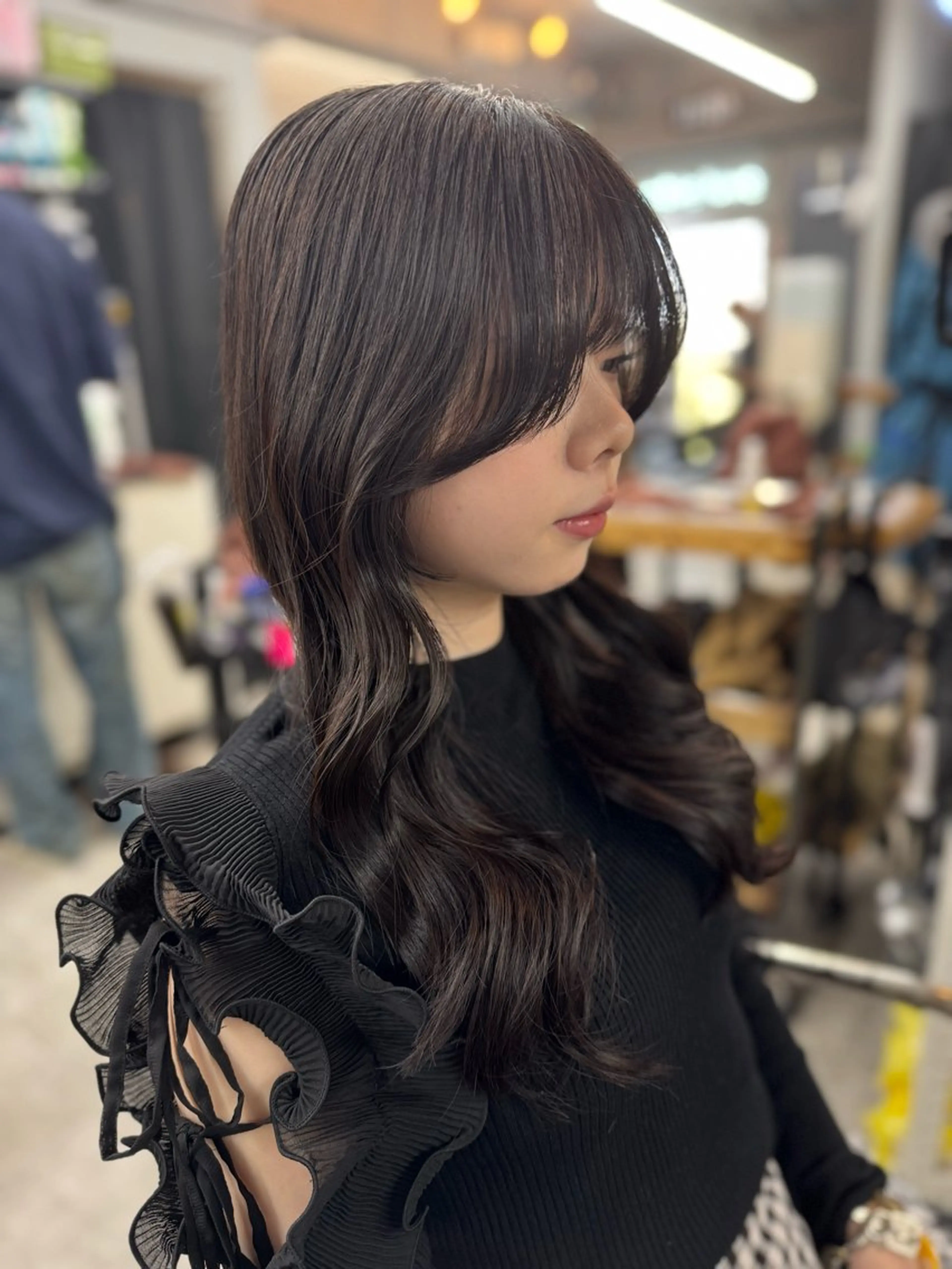 ロング カット ヘアカラー トリートメント 似合わせ💖トレンド ✨TAKAMI😊のヘアスタイル