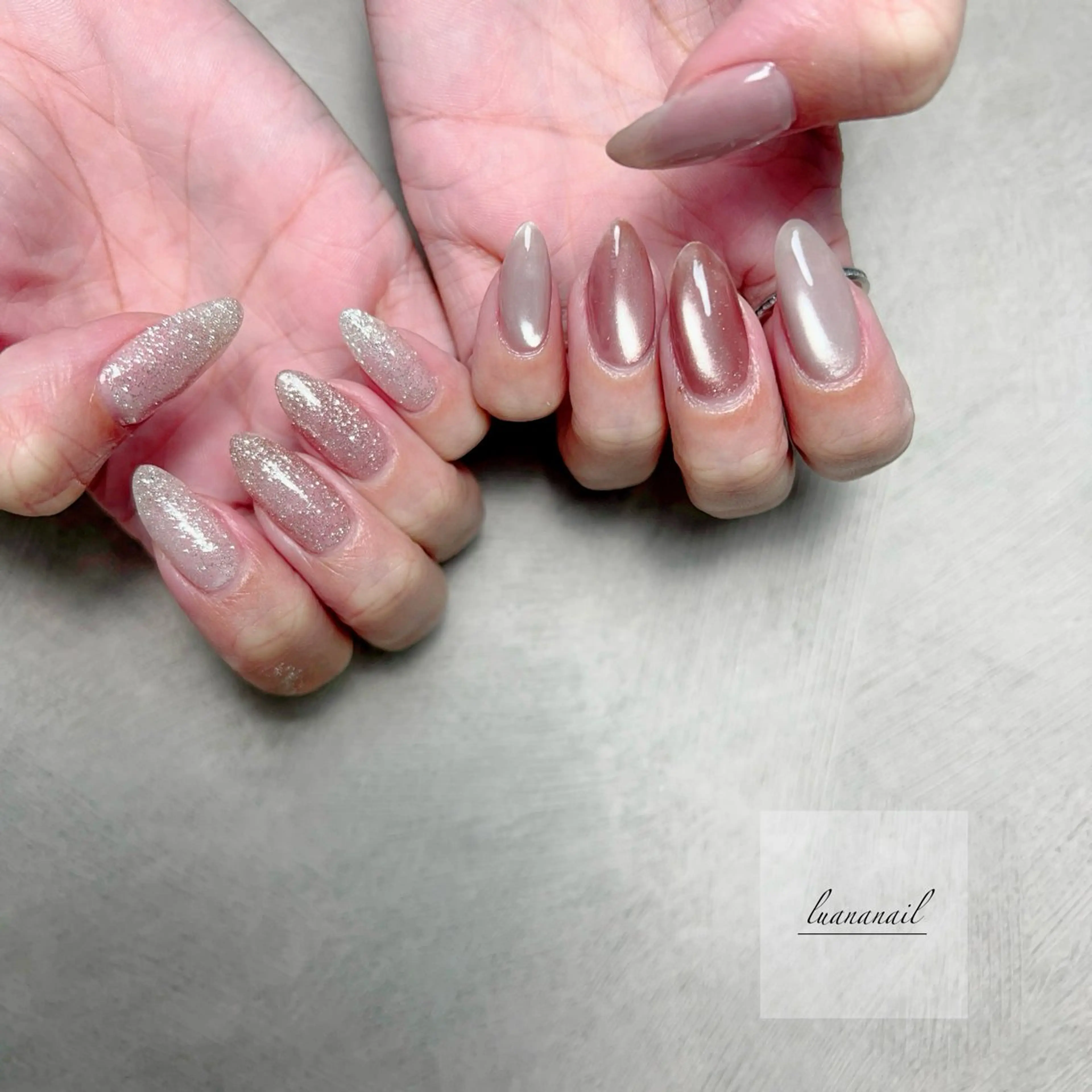 ネイル マグネットネイル ハンドネイル luana nailのネイルデザイン