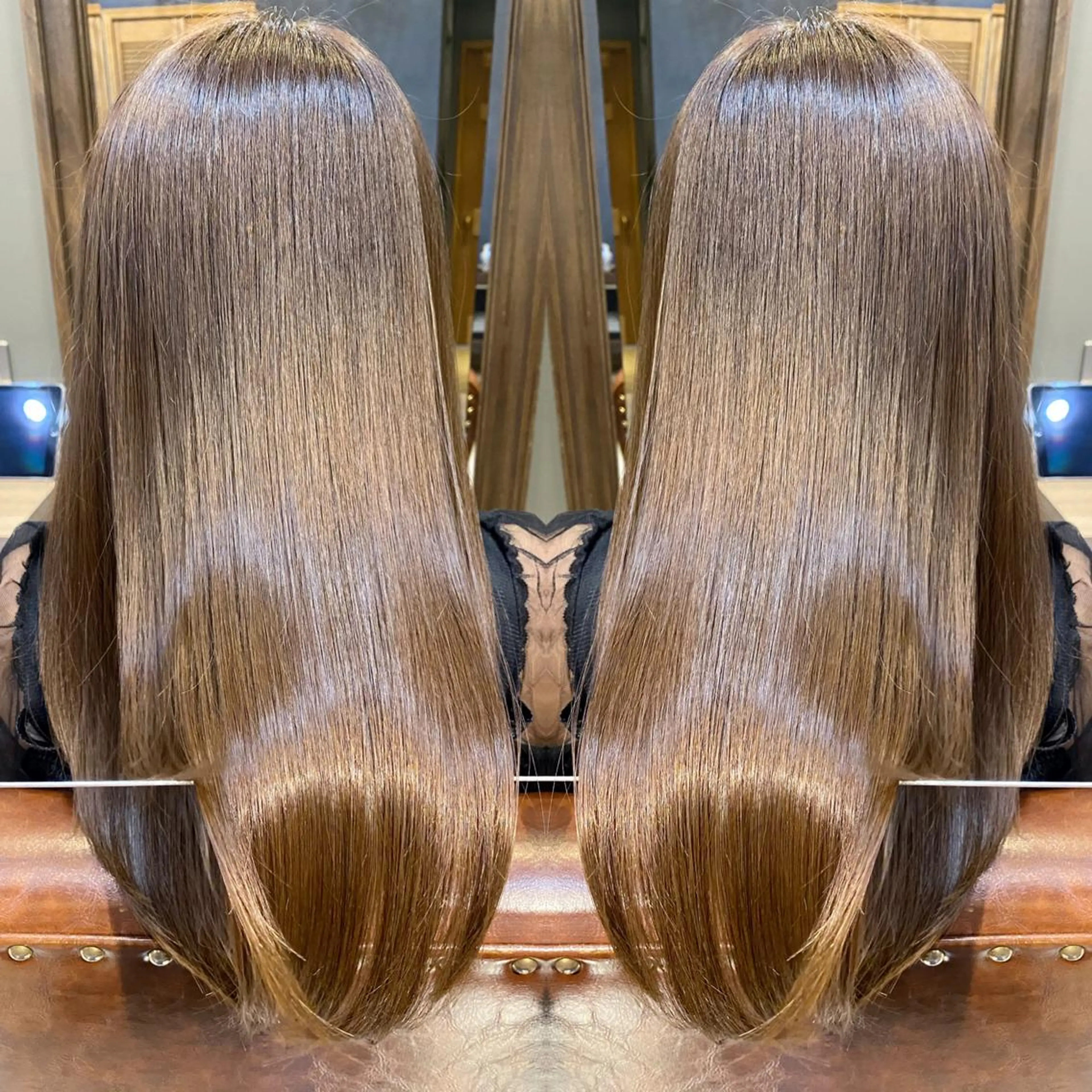 ロング カラー 比嘉 翼のヘアスタイル