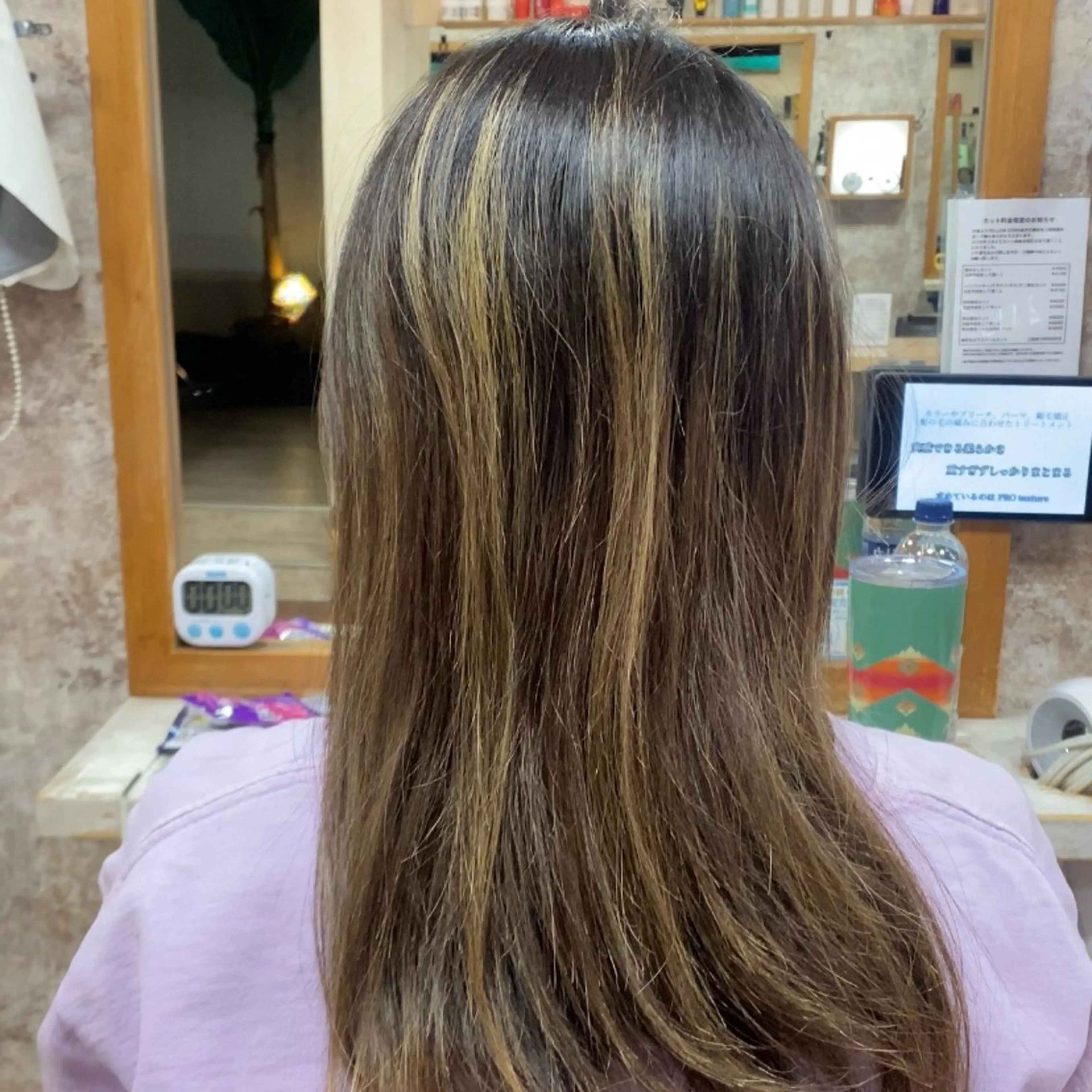 ミディアム YELLOW CORN 金沢文庫所属・【金沢文庫4分】髪質 改善/縮毛矯正アラタのヘアスタイル