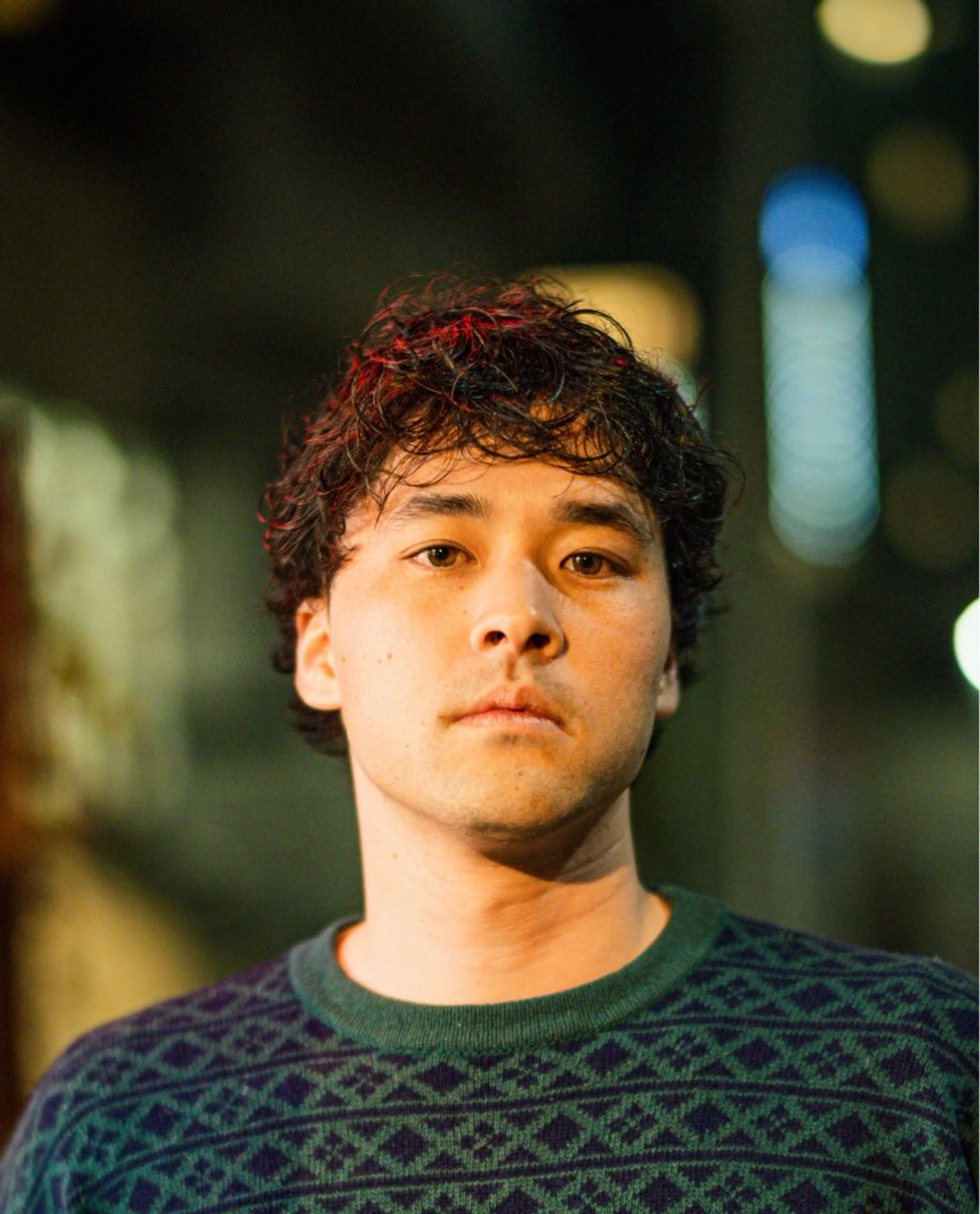 ミディアム カラー パーマ メンズ ミディアムパーマ メンズパーマ くせ毛 カット パーマ 🔗メンズサロン🔗 Kieのヘアスタイル