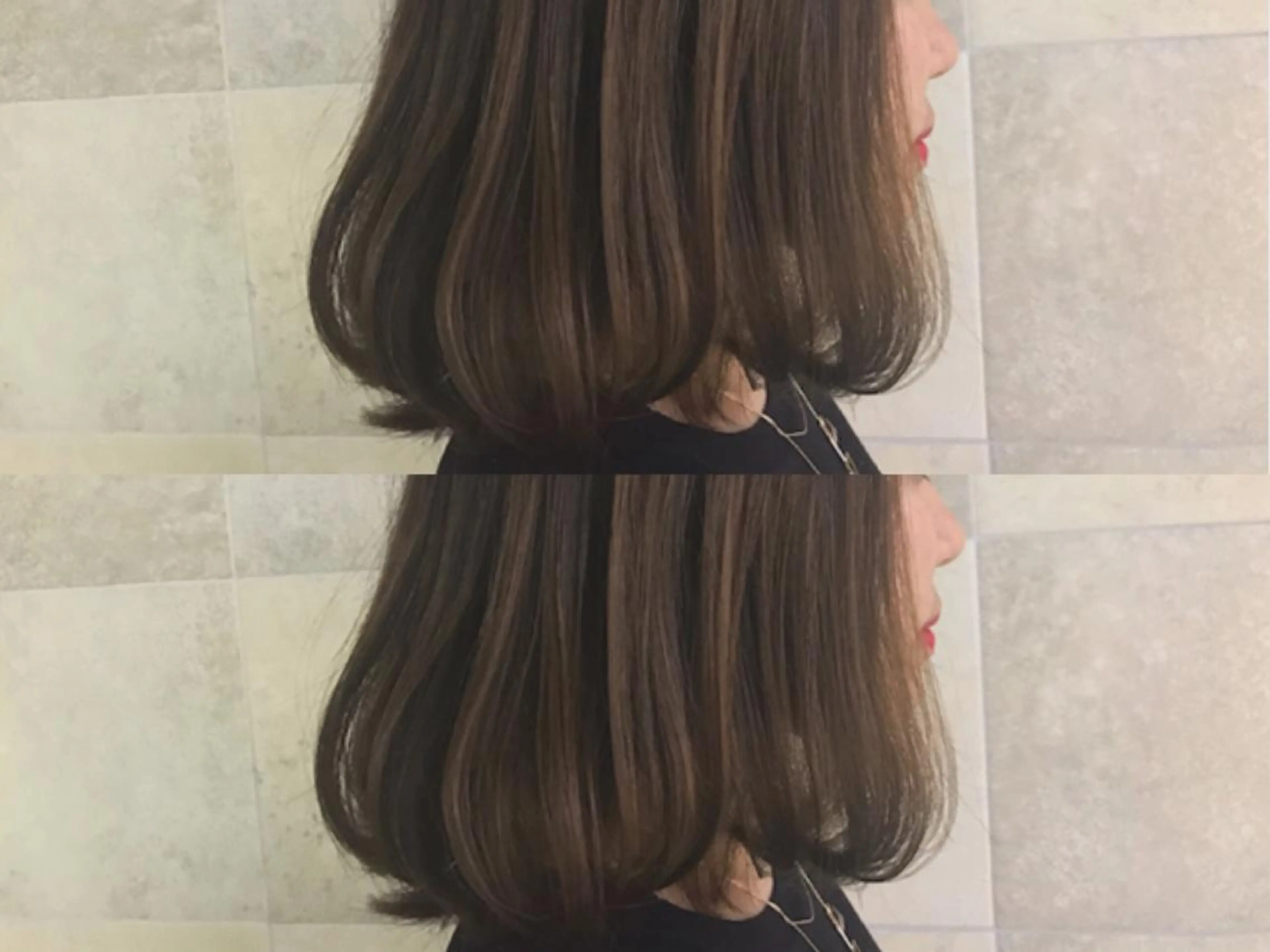 ミディアム 田中 あかねのヘアスタイル