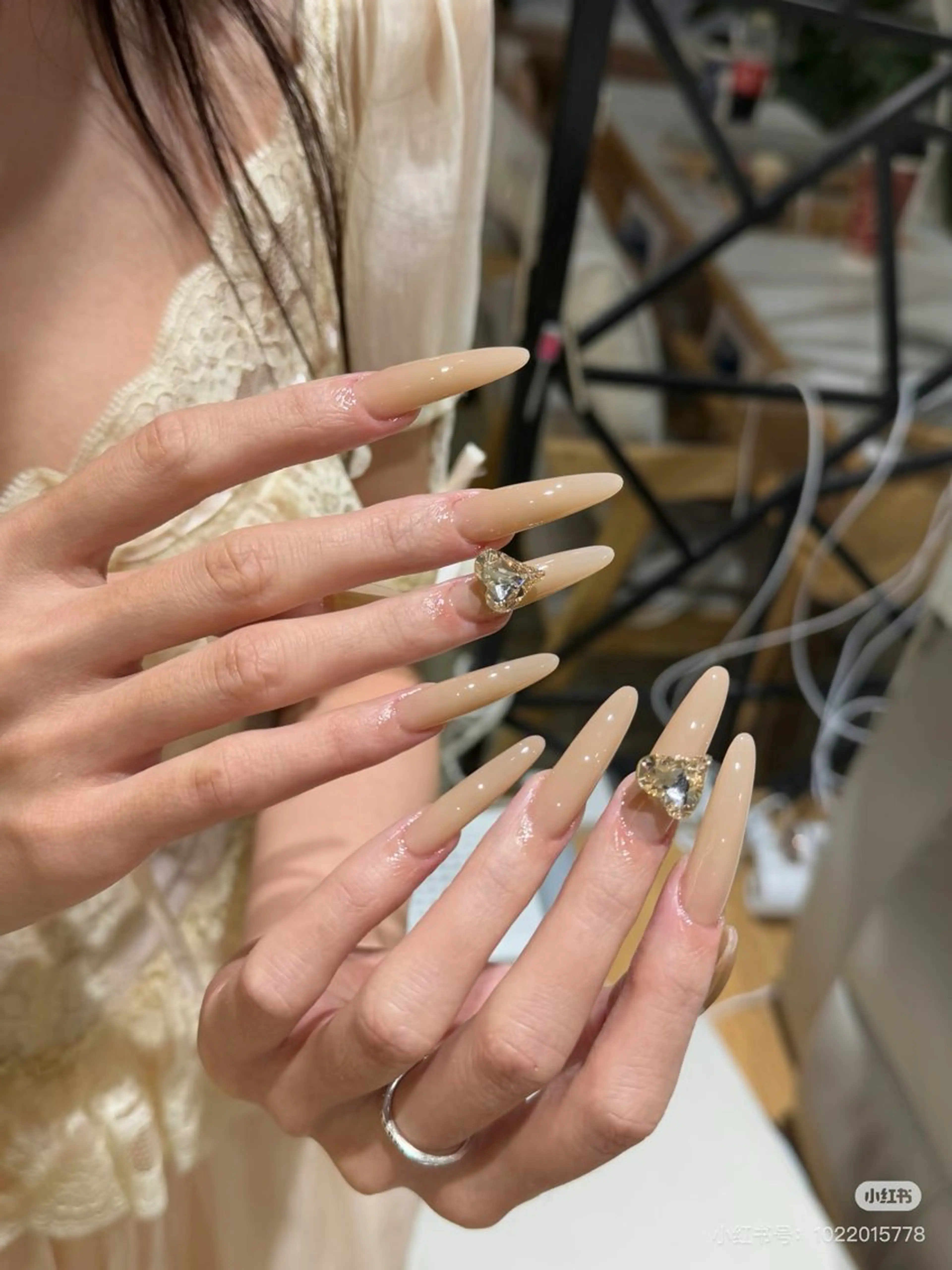 ネイル アートネイル オーロラネイル チークネイル 長さ出し フットネイル ハンドネイル Blossom nail【ブラソンネイル】所属・Blossom nail_研修のネイルデザイン