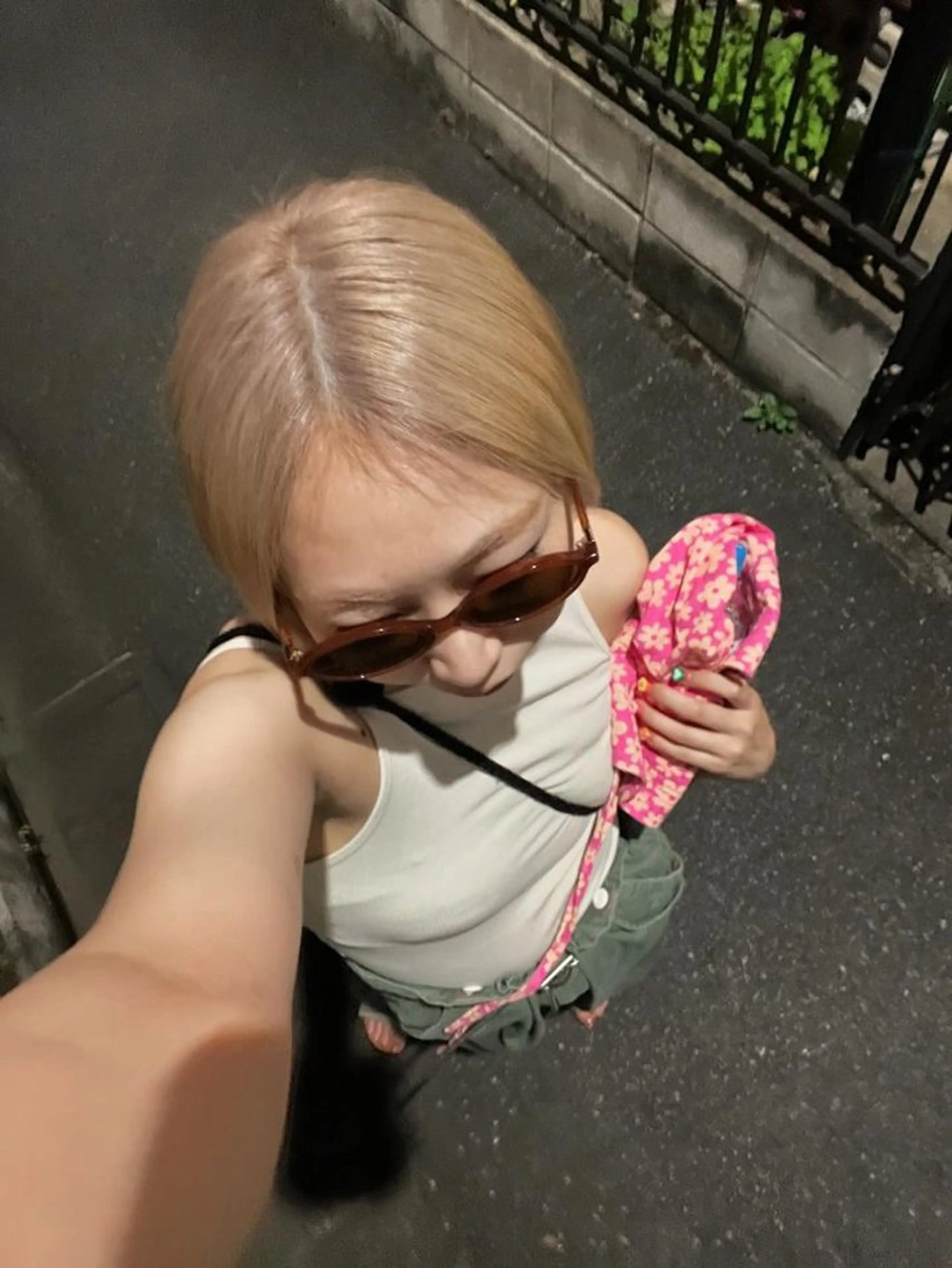 ショート カラー ヘアカラー 森貴裕/ベージュ/ パーマ/オリーブのヘアスタイル