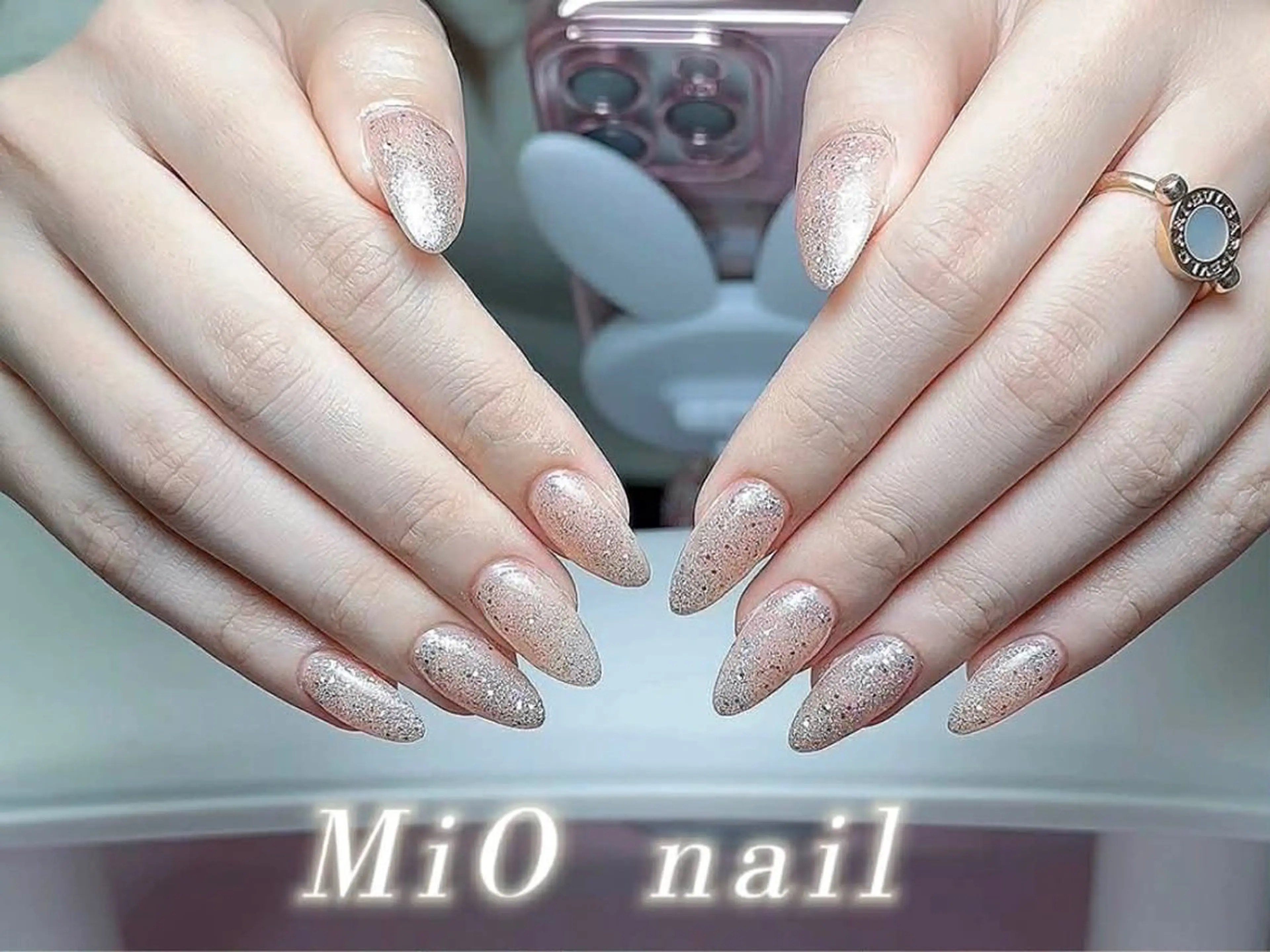 ネイル ジェルネイル 韓国ネイル 持ち込み オフィスネイル ワンホンネイル MiO Nail所属・MiO nailのネイルデザイン