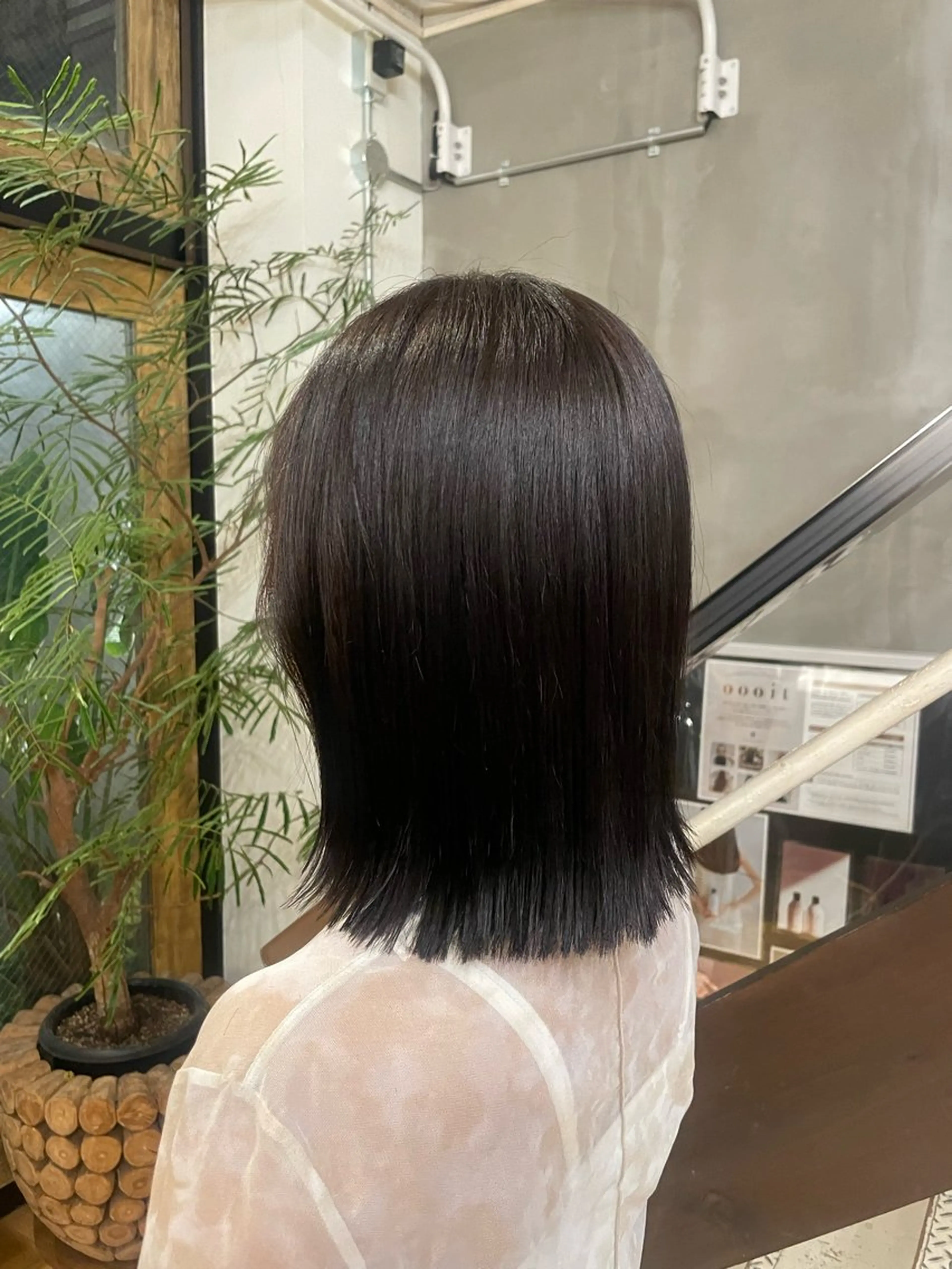 ショート 切りっぱなしボブ ボブ 似合わせカラー/ 堀江美容室/レミ🎀のヘアスタイル