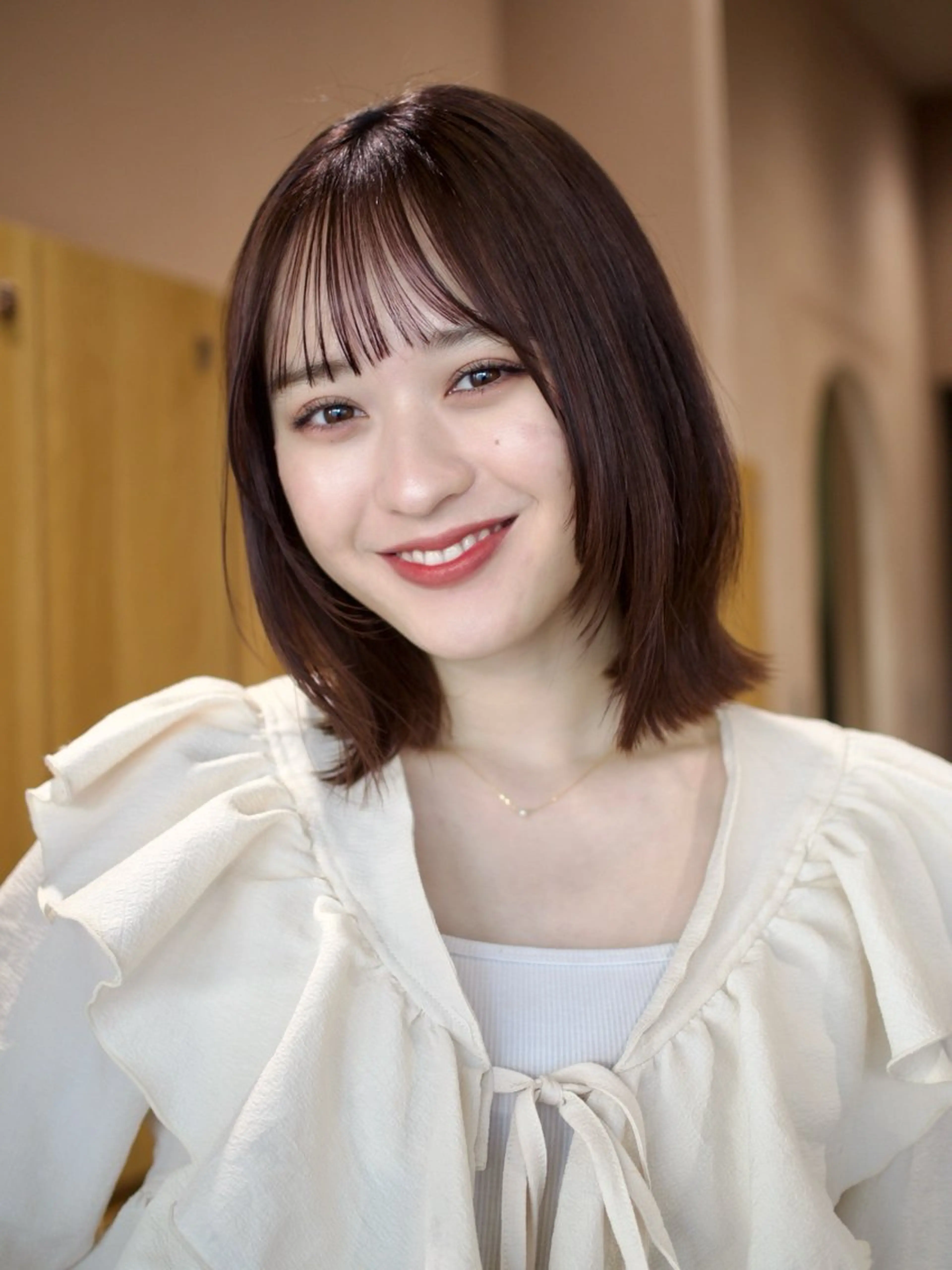 ミディアム カラー 越後 遥/ 透明感カラー🪞🤍のヘアスタイル