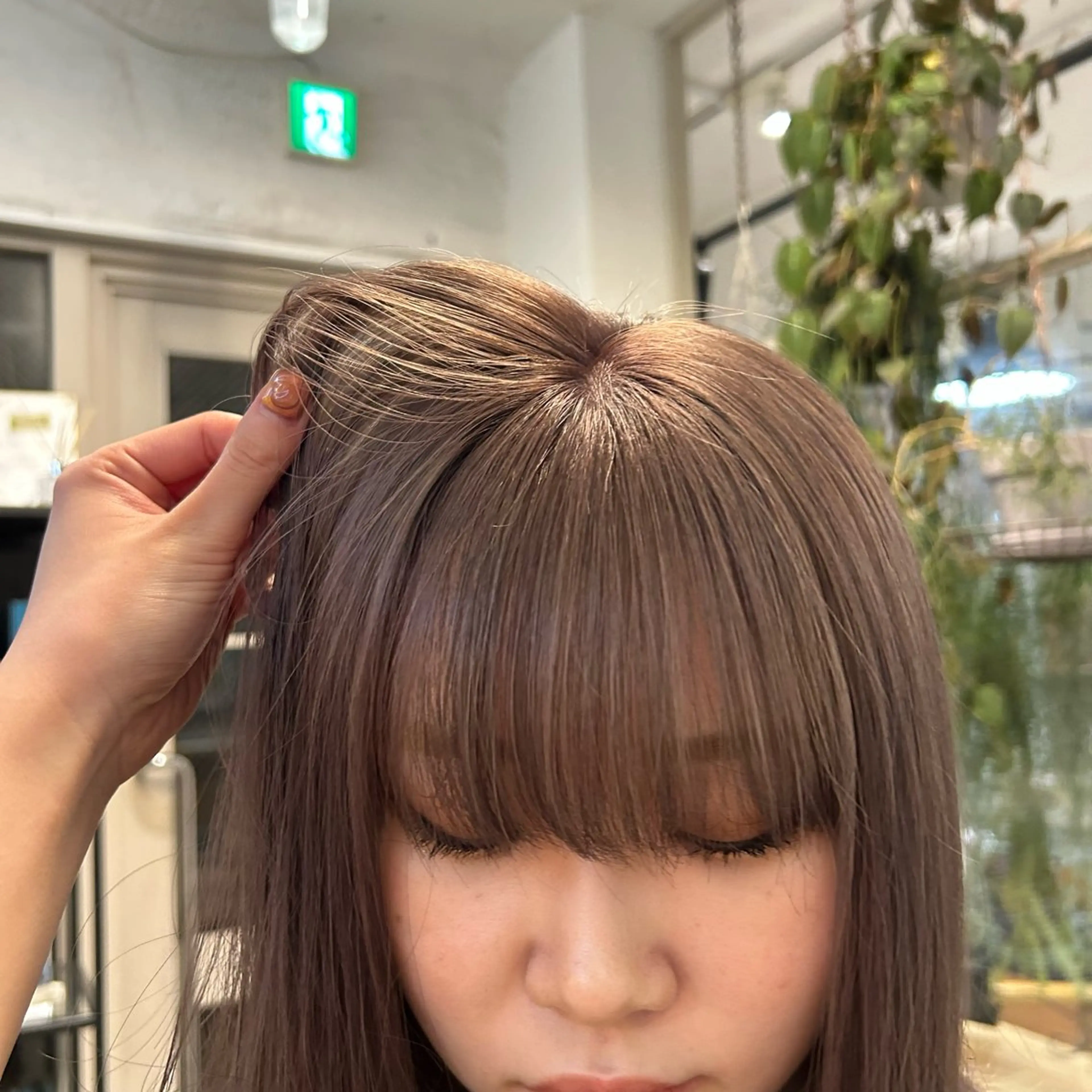 ミディアム カラー ベージュカラー じゅわっと暖色カラー 🍊Moemiのヘアスタイル