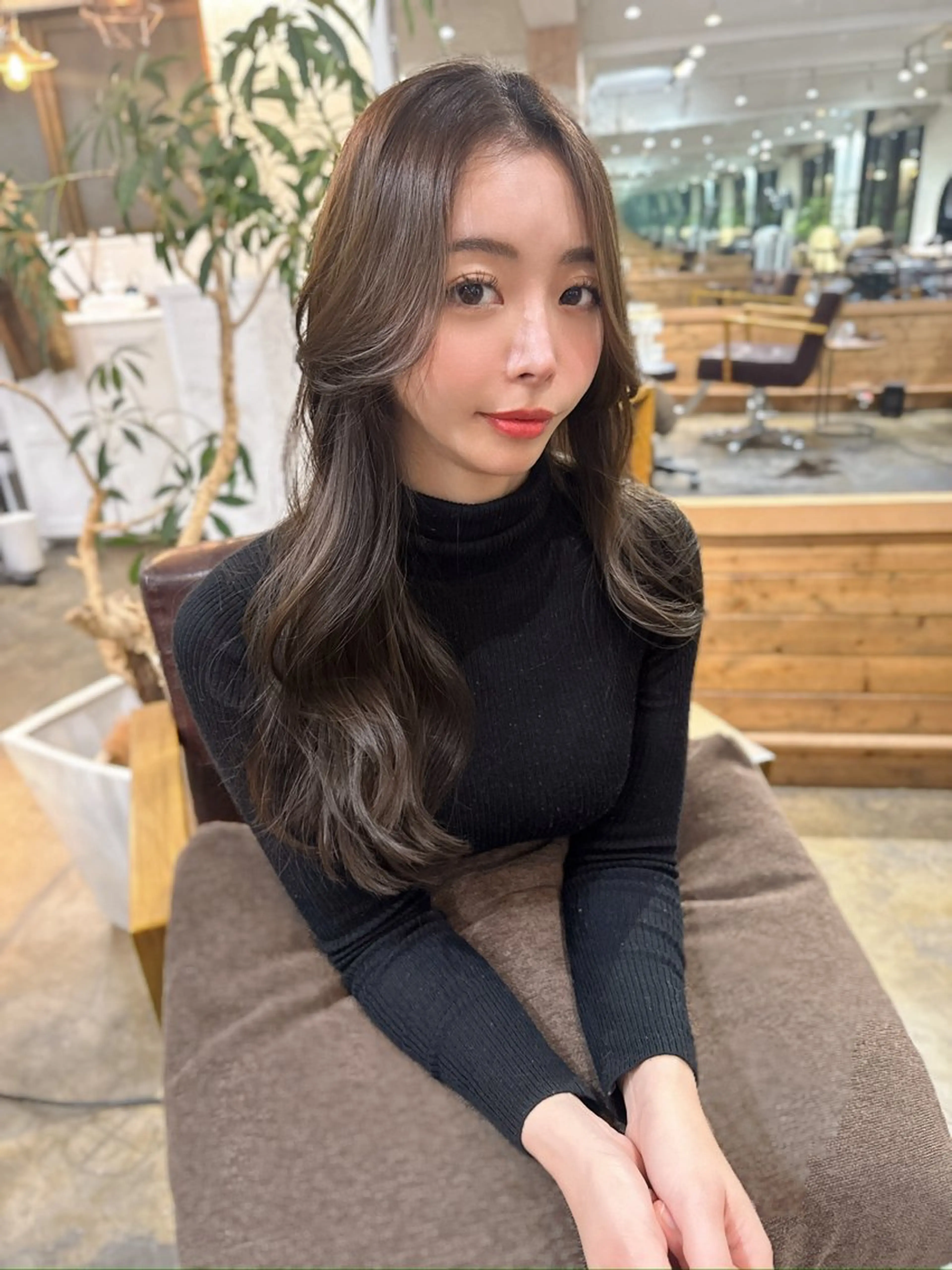 ロング カラー 髪質改善✨艶髪✨ レイヤーカット 田畑のヘアスタイル