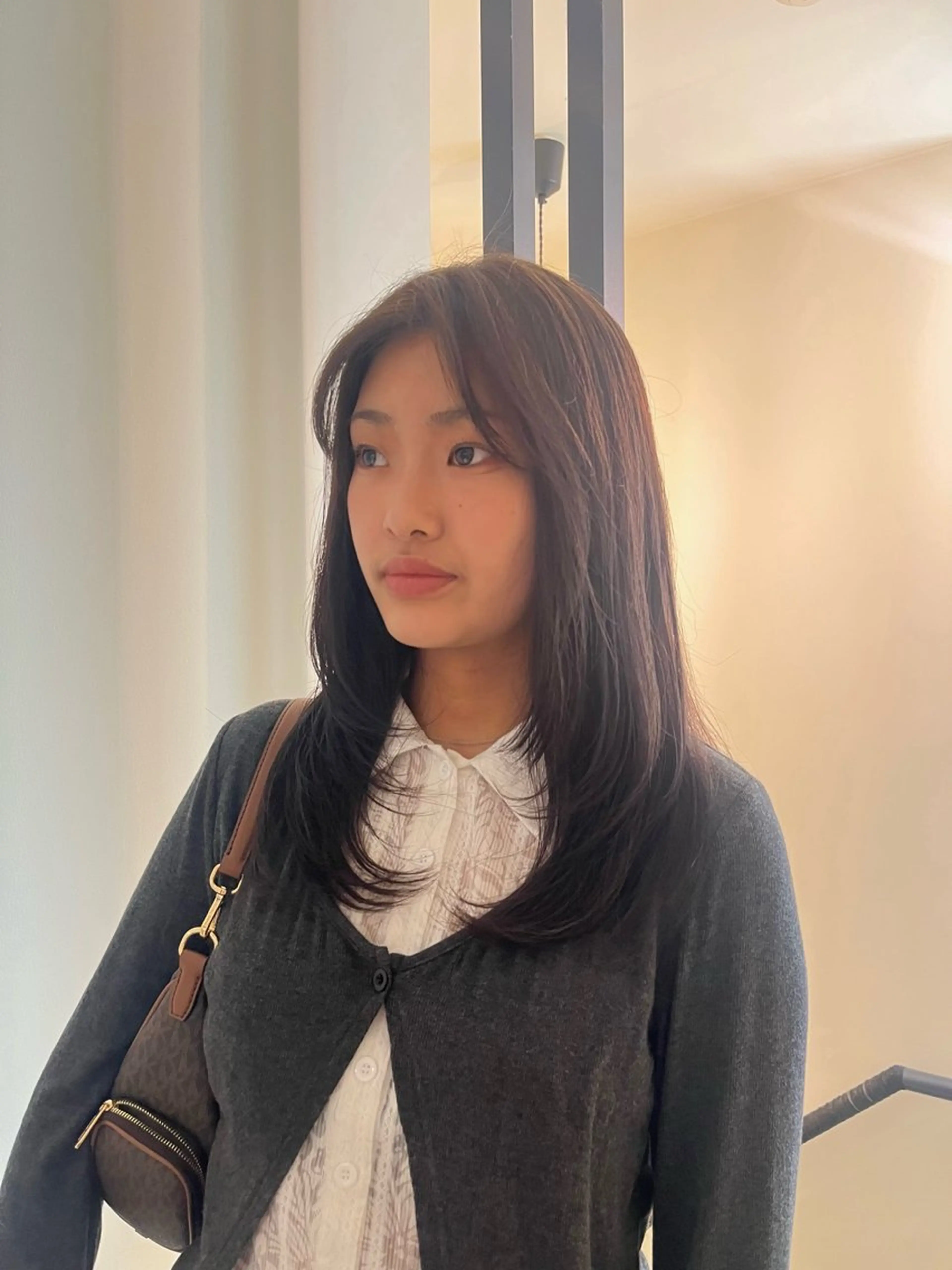 ミディアム カラー ヘアカラー トリートメント 山本 彩香のヘアスタイル