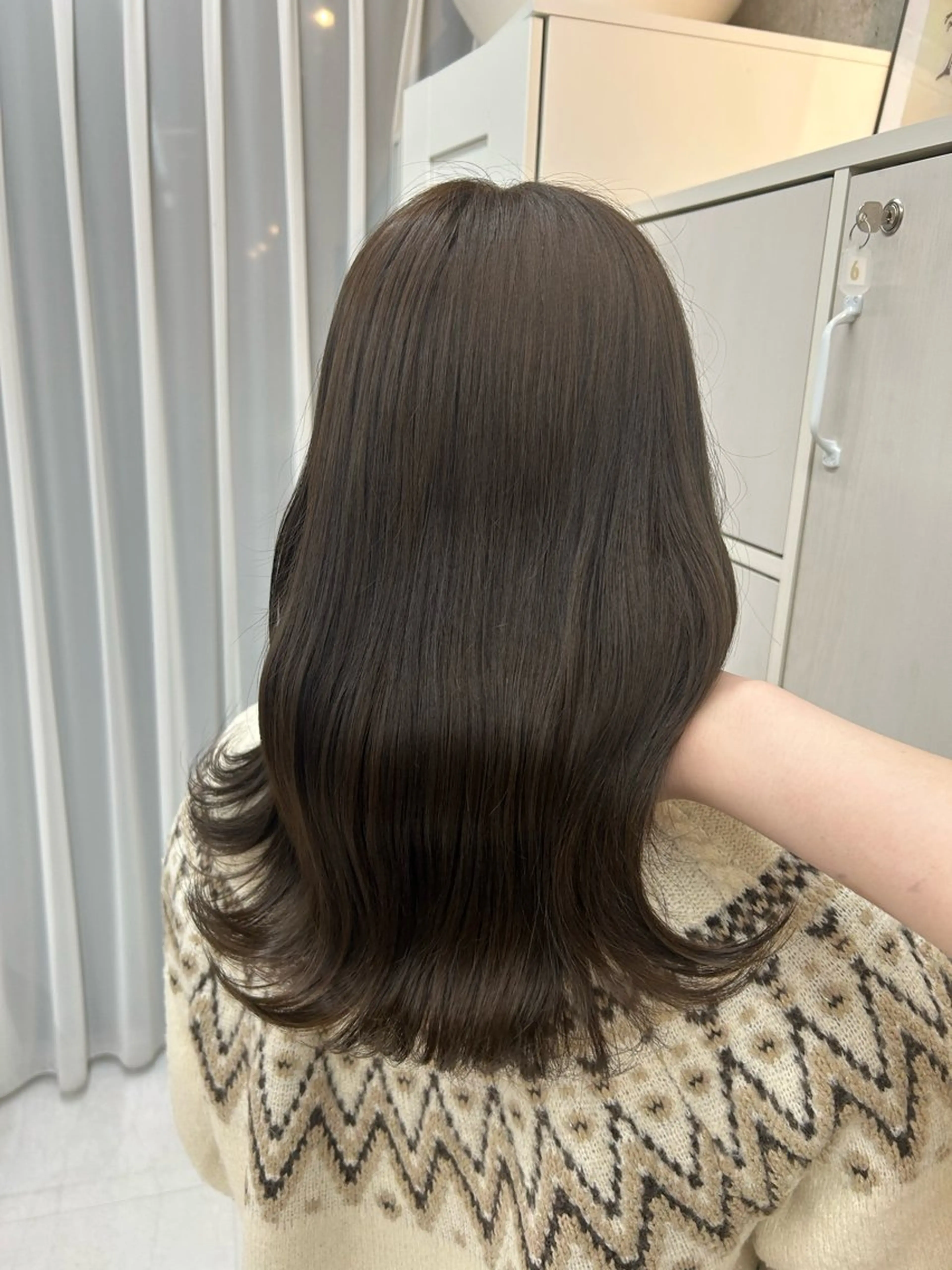 ミディアム ヘアカラー トリートメント LOE Yuuka/42🩵のヘアスタイル