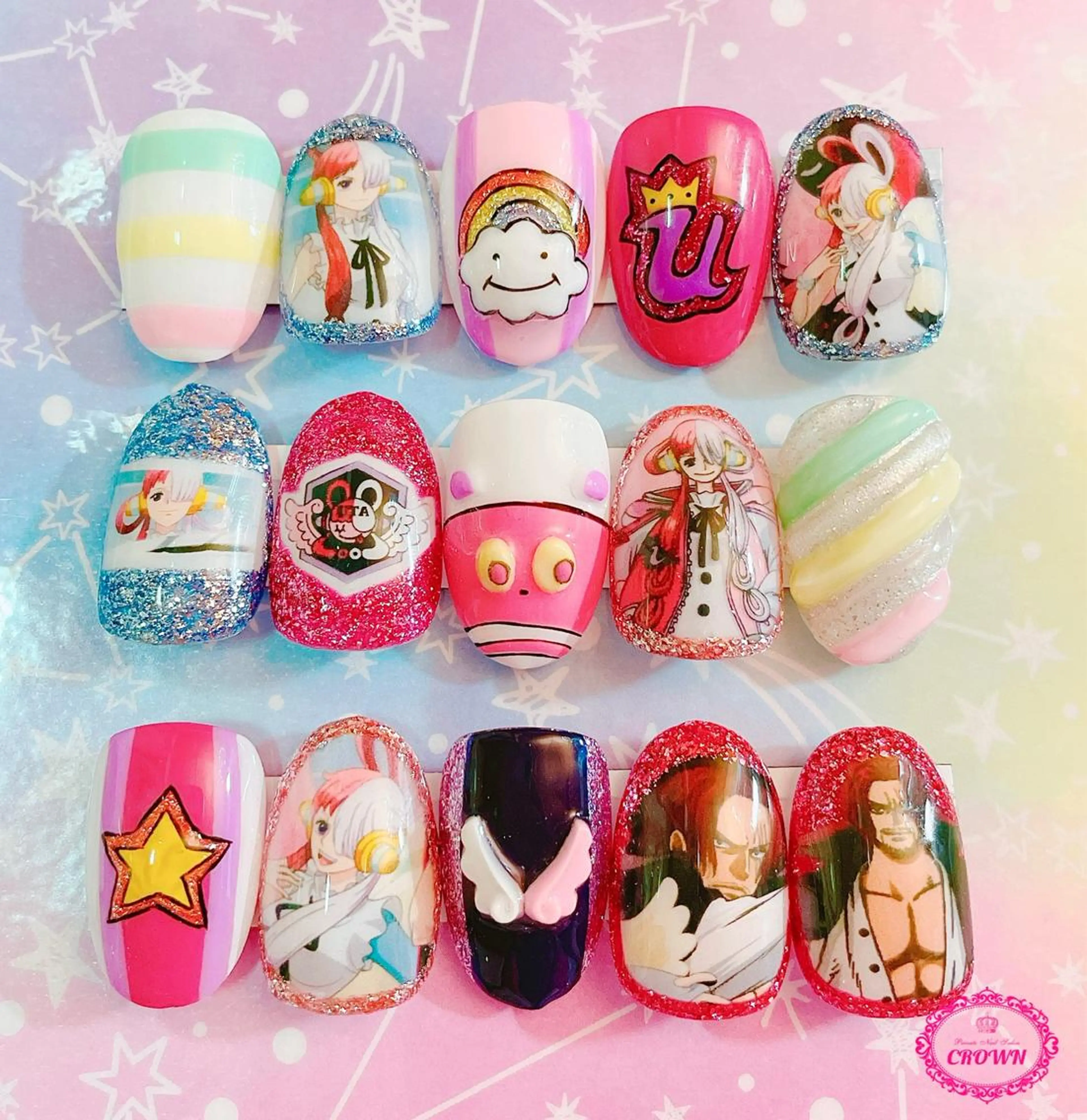 ネイル ハンドネイル CROWN プライベートサロンのネイルデザイン