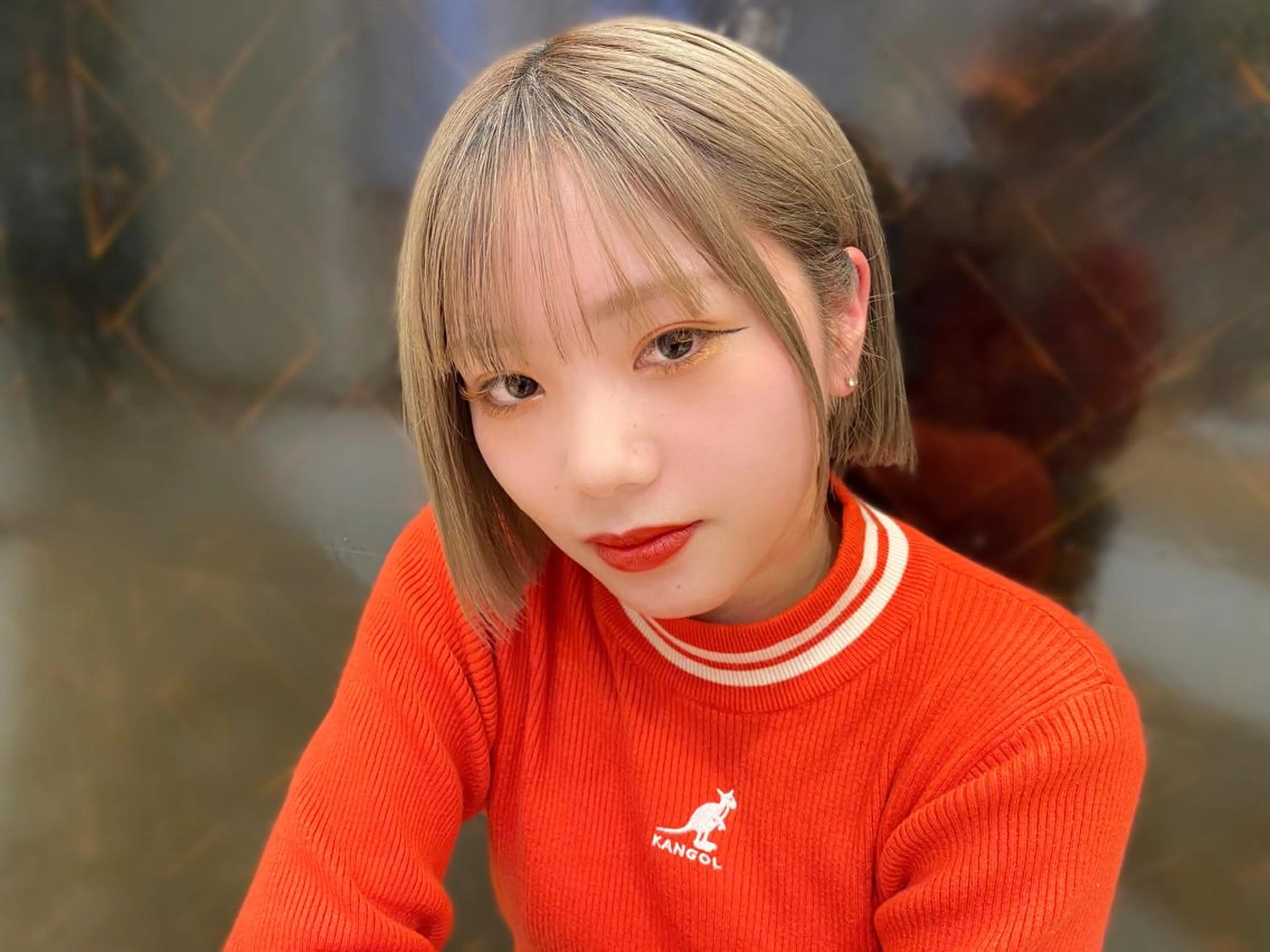 ショート ボブ カット 透明感カラー ボブ ミディアム 齊木勇人のヘアスタイル