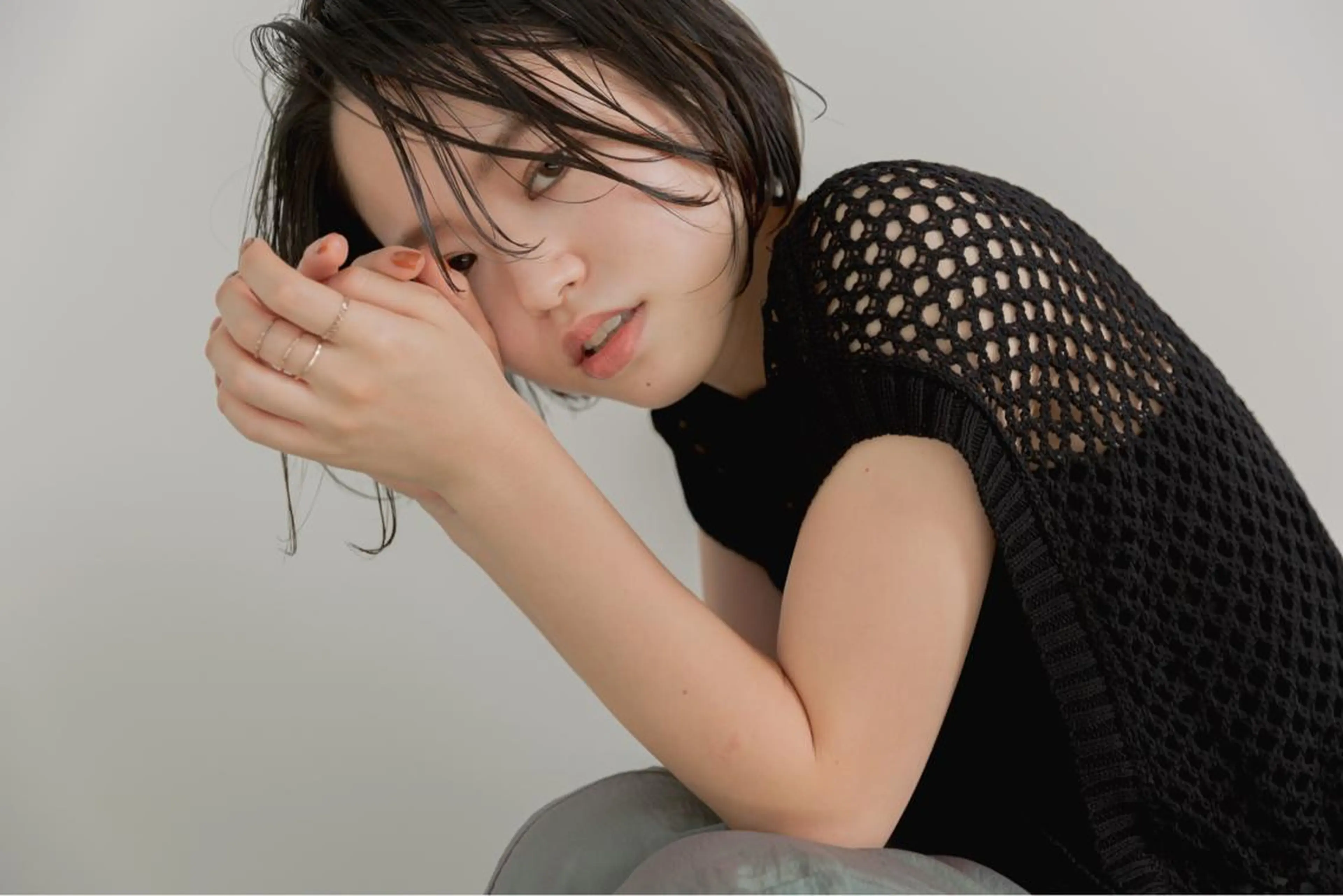 ショート カラー ツジガキ ユウスケのヘアスタイル