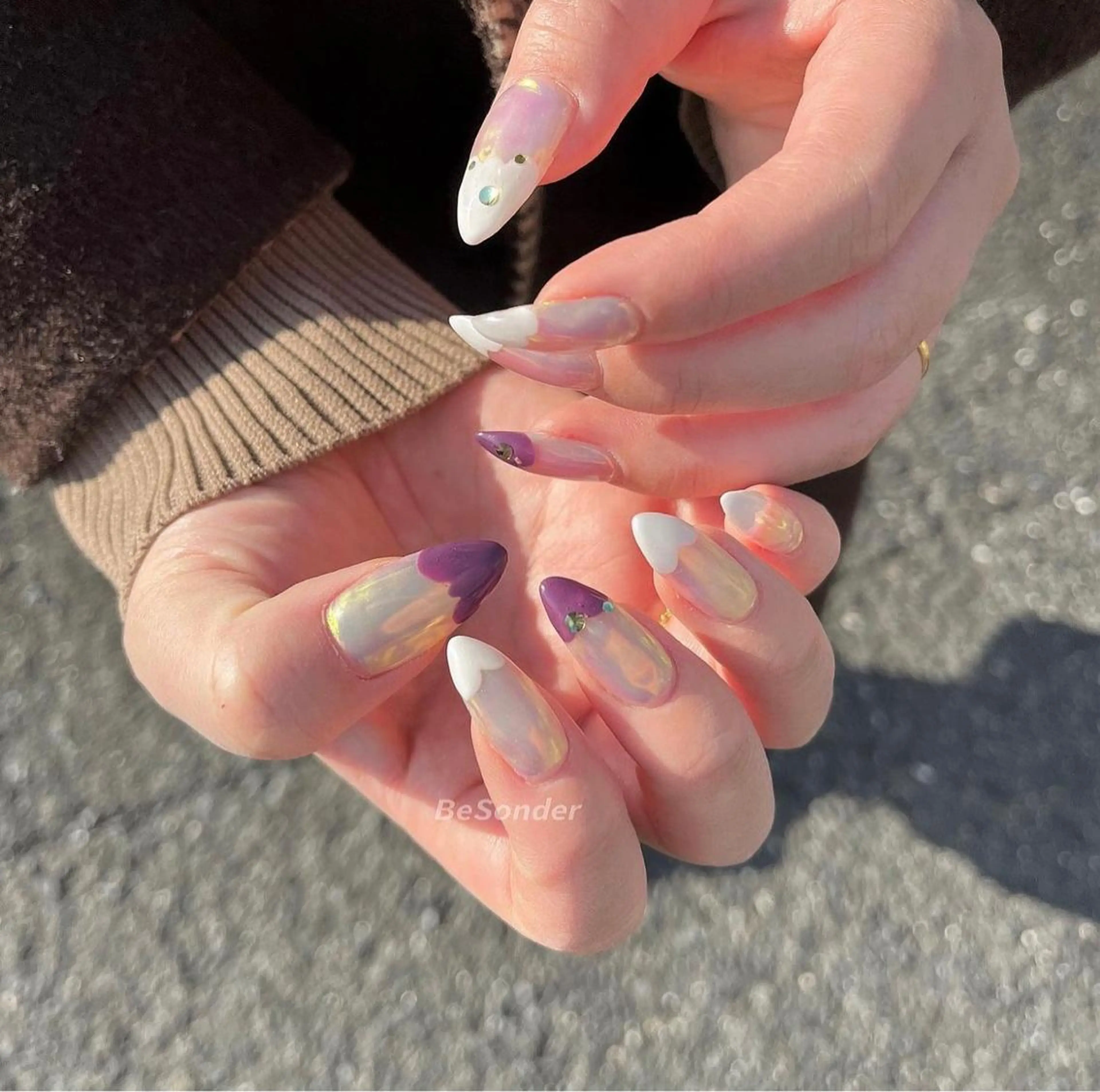 ネイル 𝐅𝐢𝐢【本町/ ネイル】Miho💜のその他イメージ