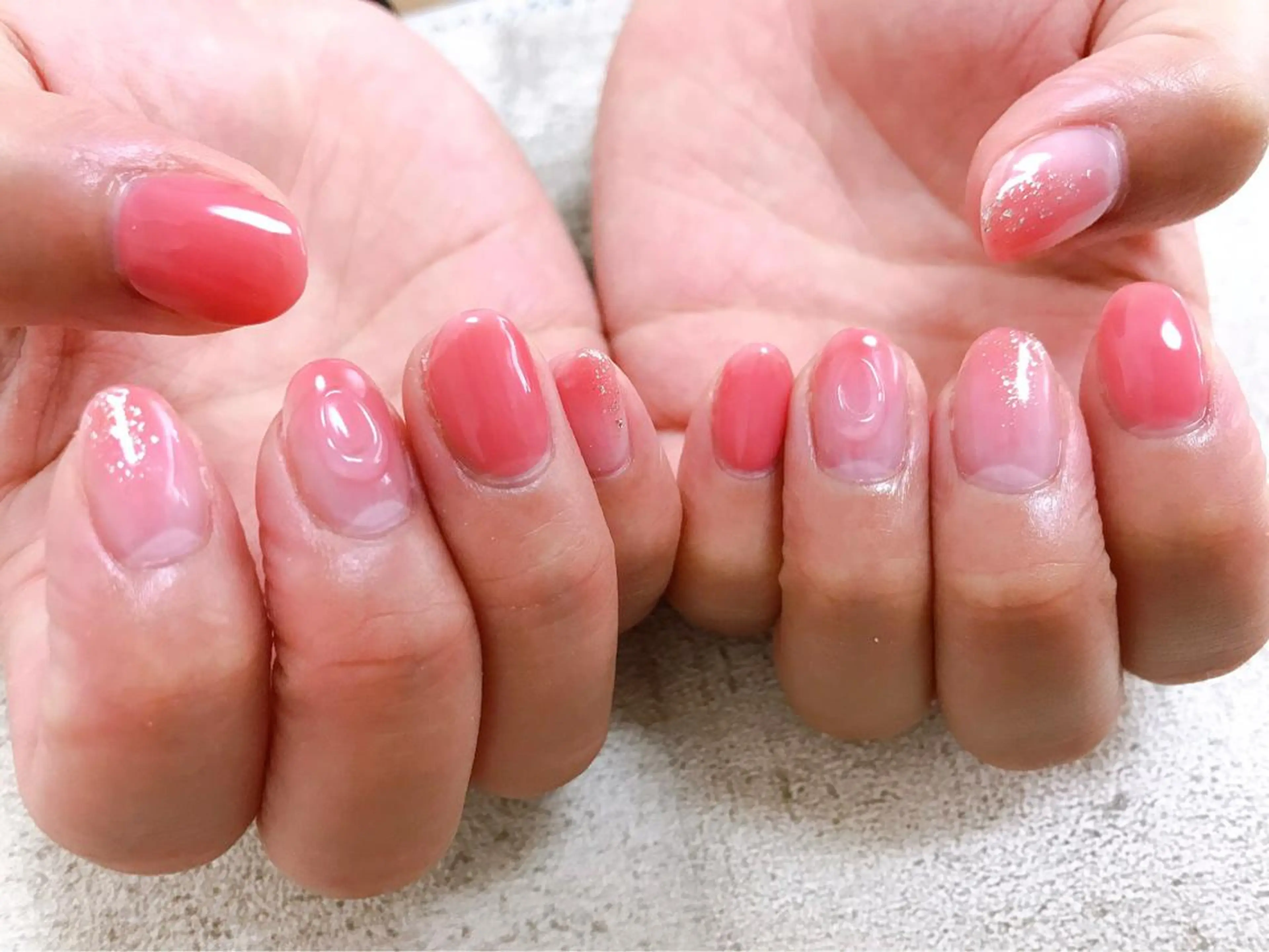 ネイル 氷ネイル・うるうるネイル mogunail &blowのネイルデザイン