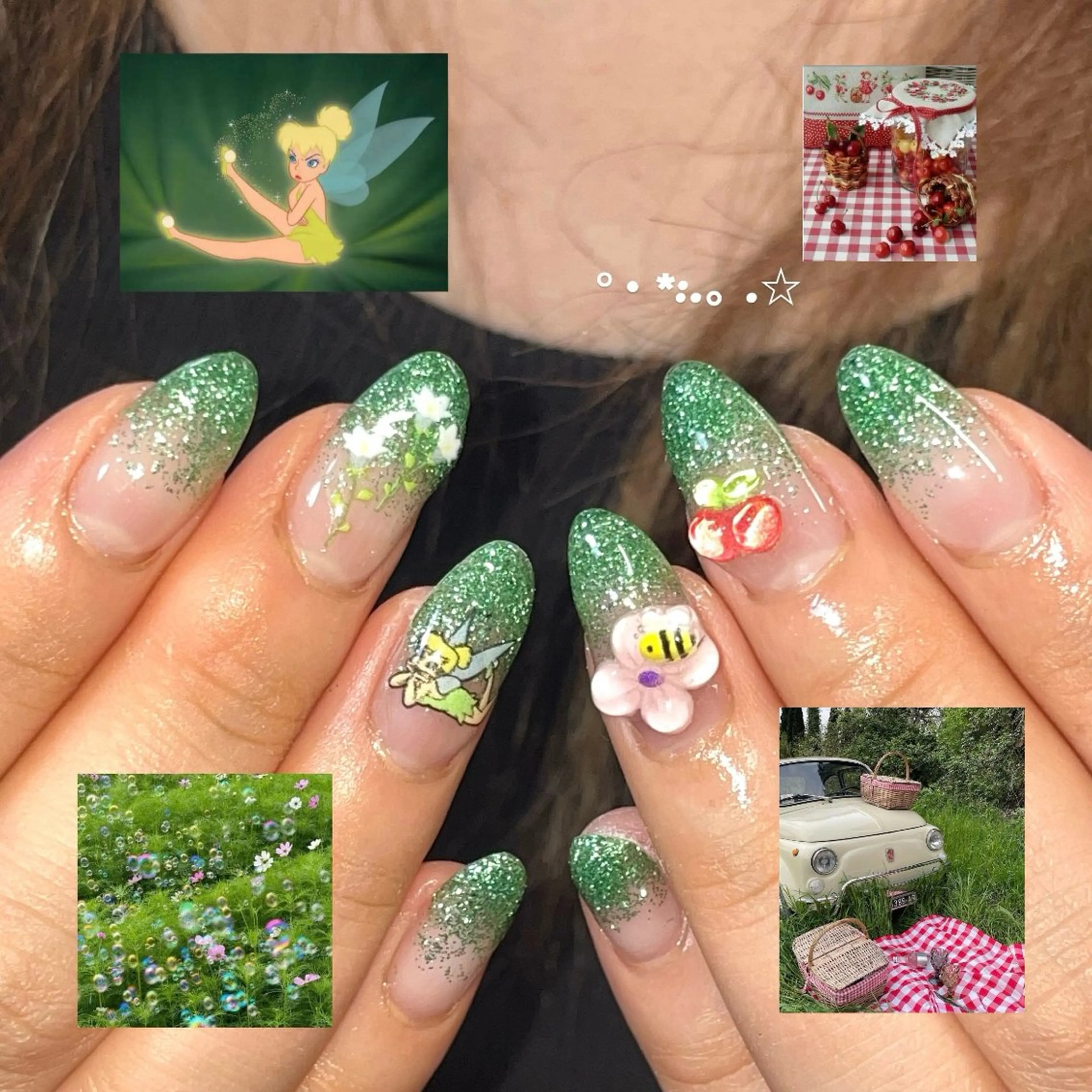 ネイル グラデーション ラメ(グリッター) ラメグラデーション SEIRA ᯓ★mavieのネイルデザイン