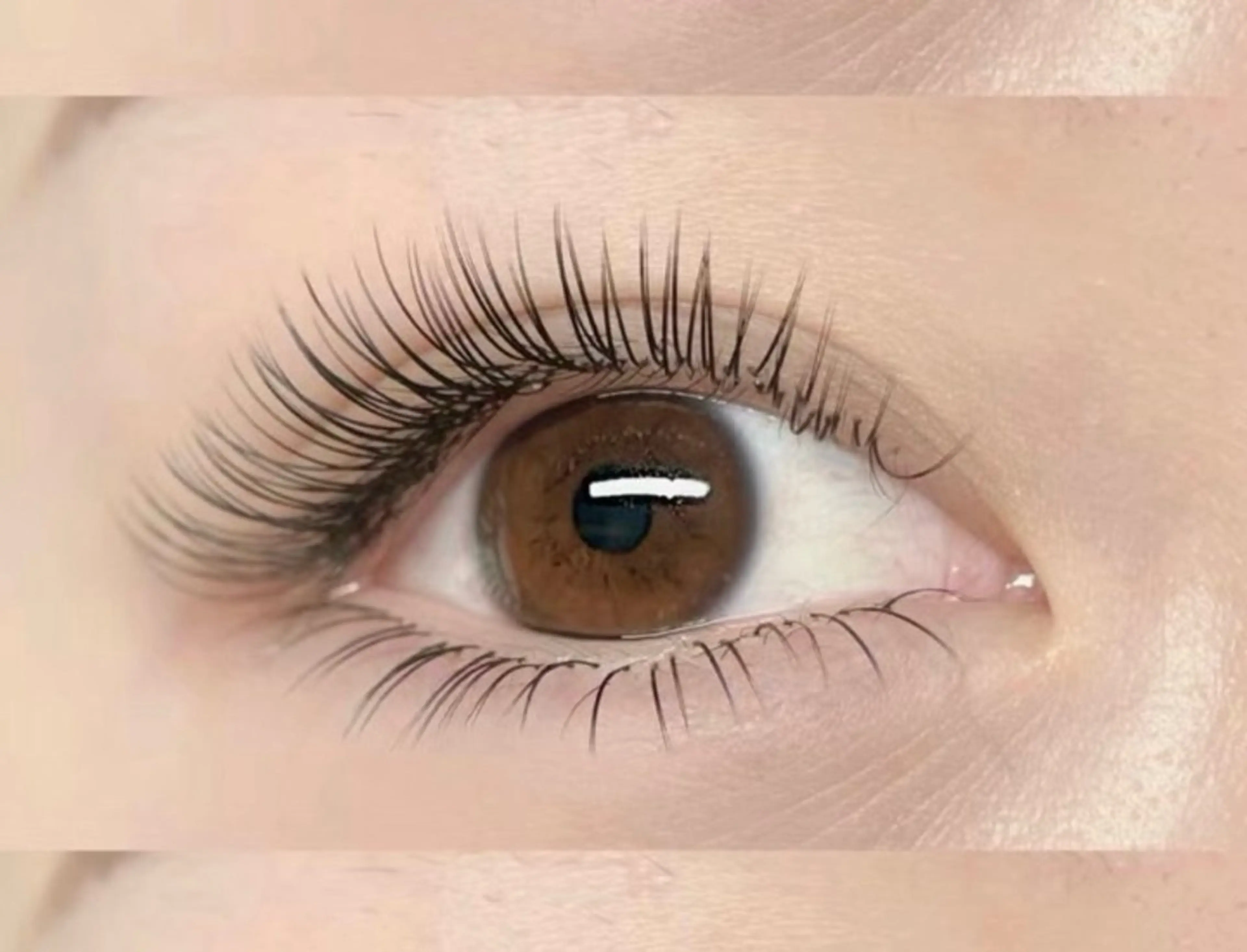 マツエク・マツパ バインドロック カラーマツエク フラットラッシュ ナチュラル パリジェンヌラッシュリフト YK• マツエクサロンのマツエク・マツパデザイン