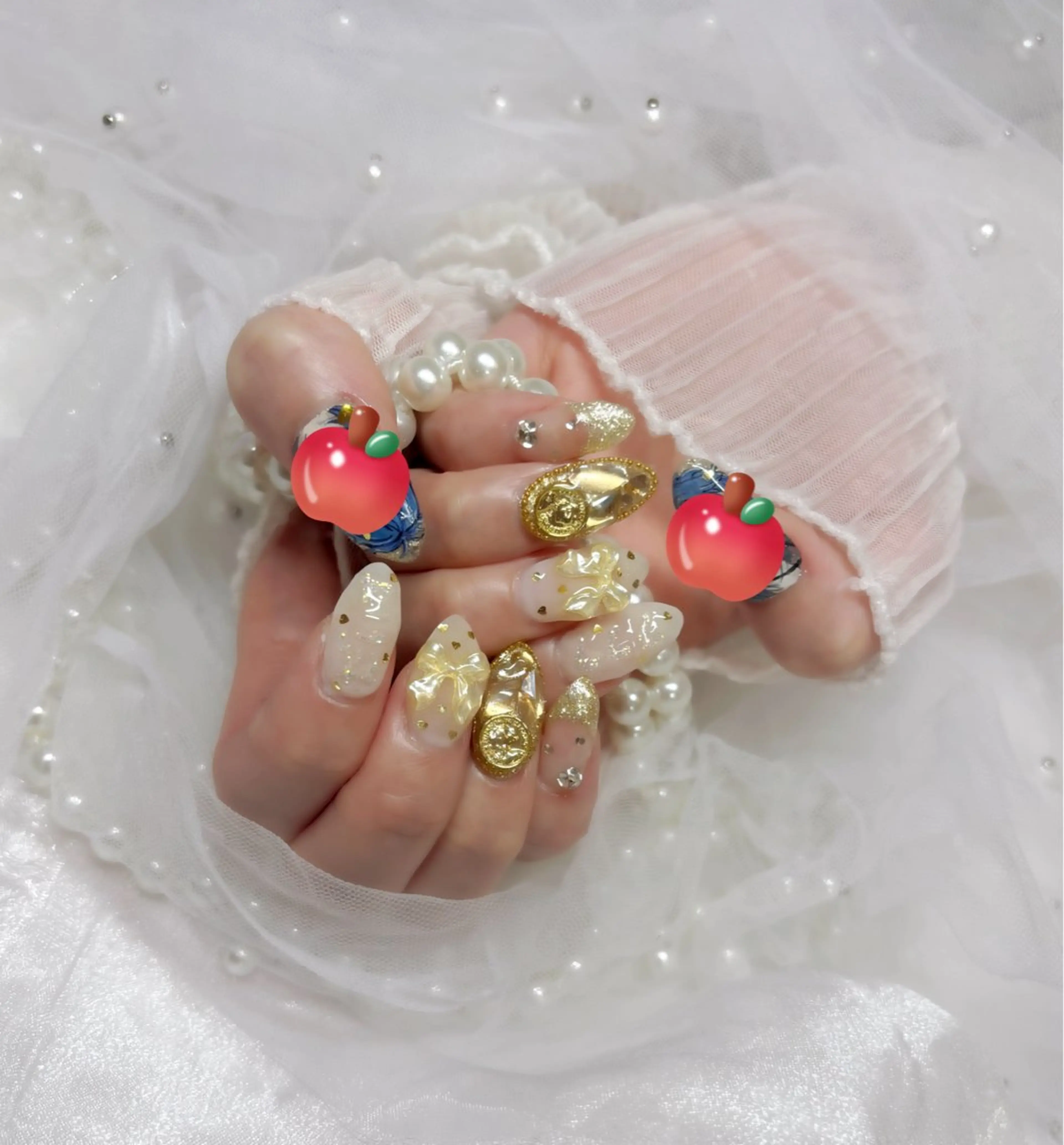 ネイル アートネイル 持ち込み ハンドネイル Nail Salon macherieのネイルデザイン
